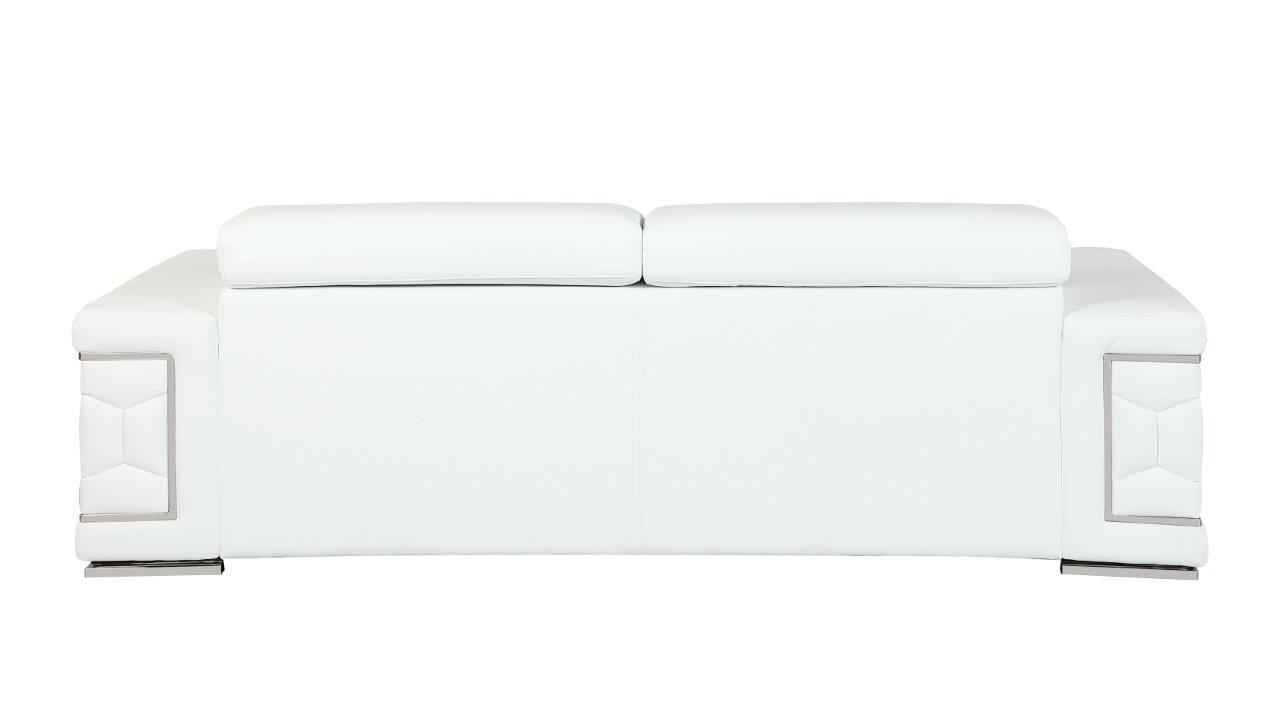 

    
692-WHITE-2PC WHITE Genuine Italian Leather Sofa Set 2 Pcs Contemporary 692 Global United
