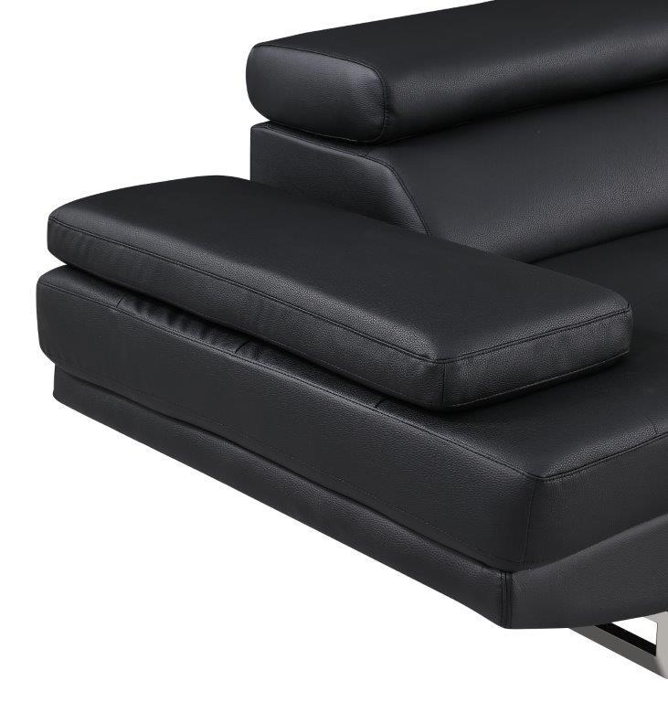 

    
8136-BLACK-LAF BLACK Faux Leather Air Sectional LAF Contemporary Global United 8136-SEC
