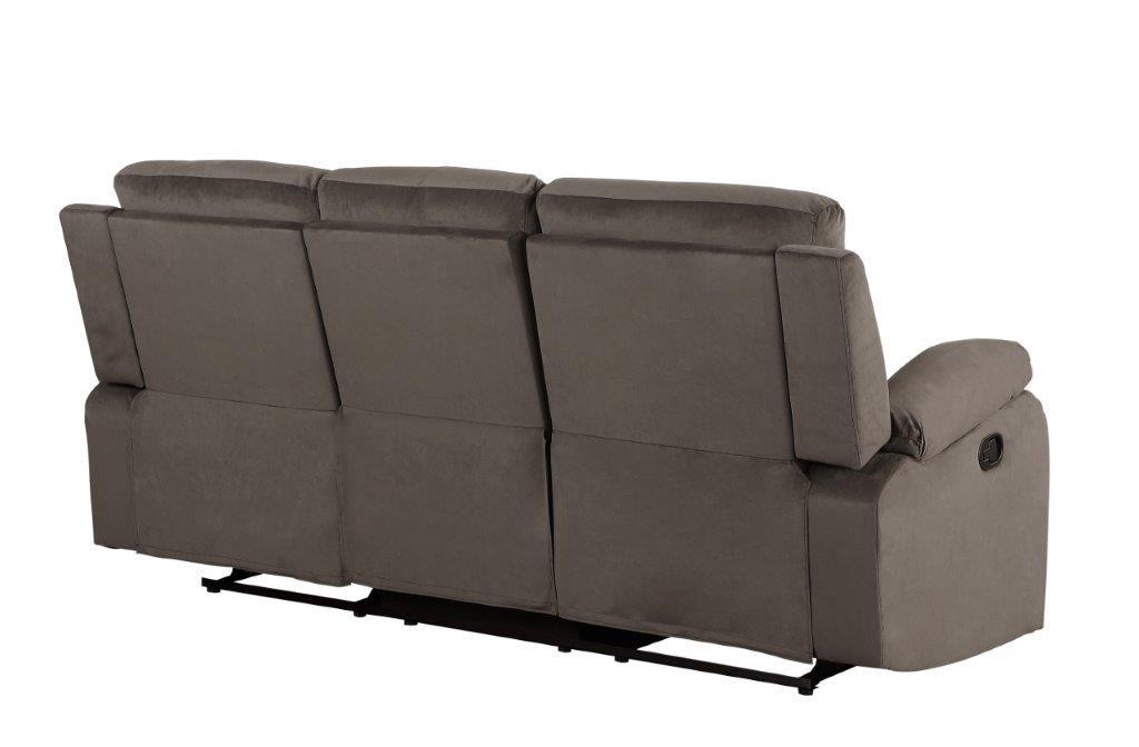 

    
 Shop  Contemporary Brown Microfiber Recliner Sofa Set 3Pcs Global United 9760
