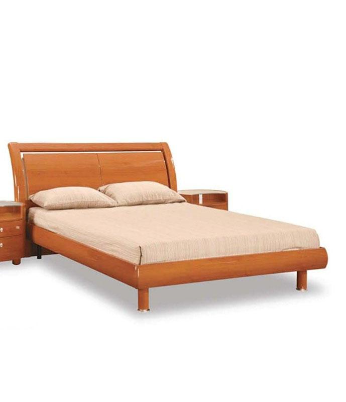 

    
Cherry High Gloss Finish Platform King Bed Contemporary Cosmo Global United
