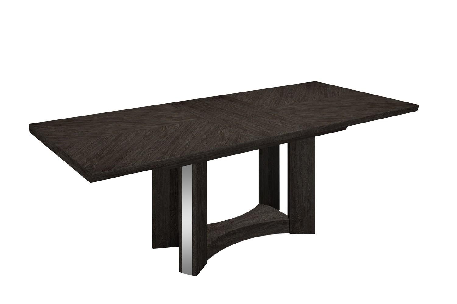 

    
Gray Glossy Finish Dining Table Contemporary D59 Global United
