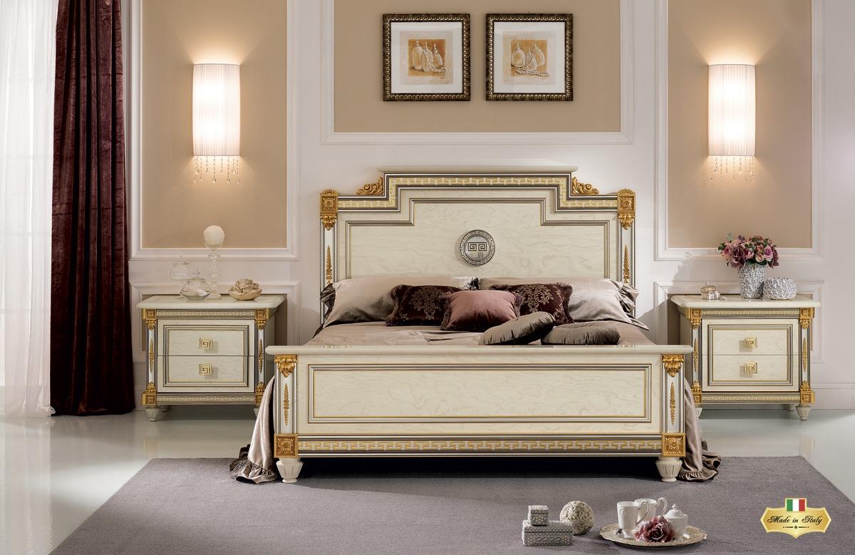 

    
 Photo  Glossy Ivory Luxury King Bed Set 5P w/Vanity Made in Italy Classic ESF Liberty Night
