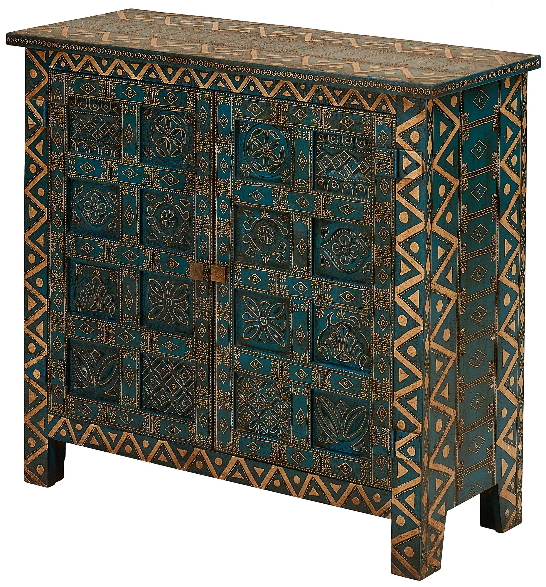 Classic Cabinet EIP-15361 EIP-15361 in Gold, Blue-green 