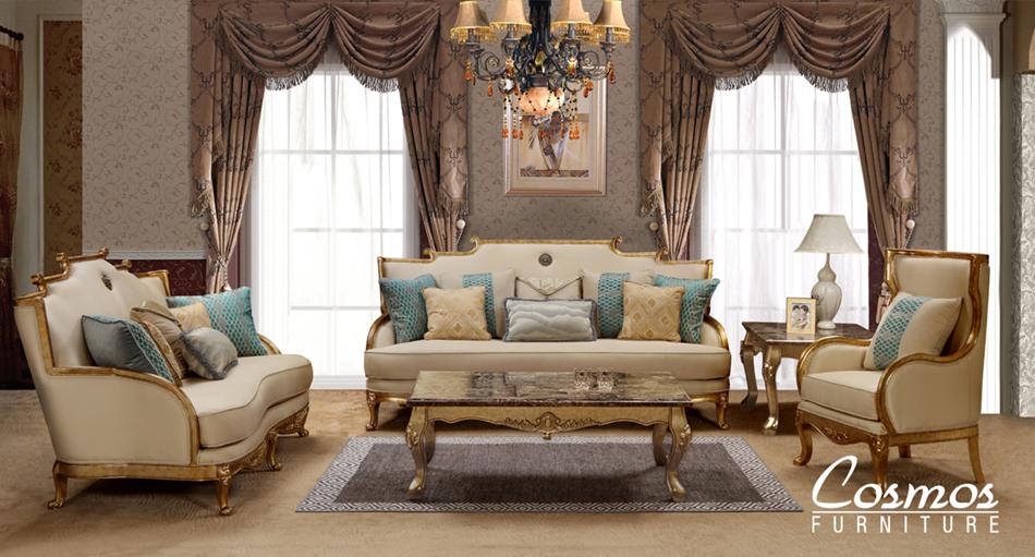 

    
Majestic Sofa Loveseat and Chair Set
