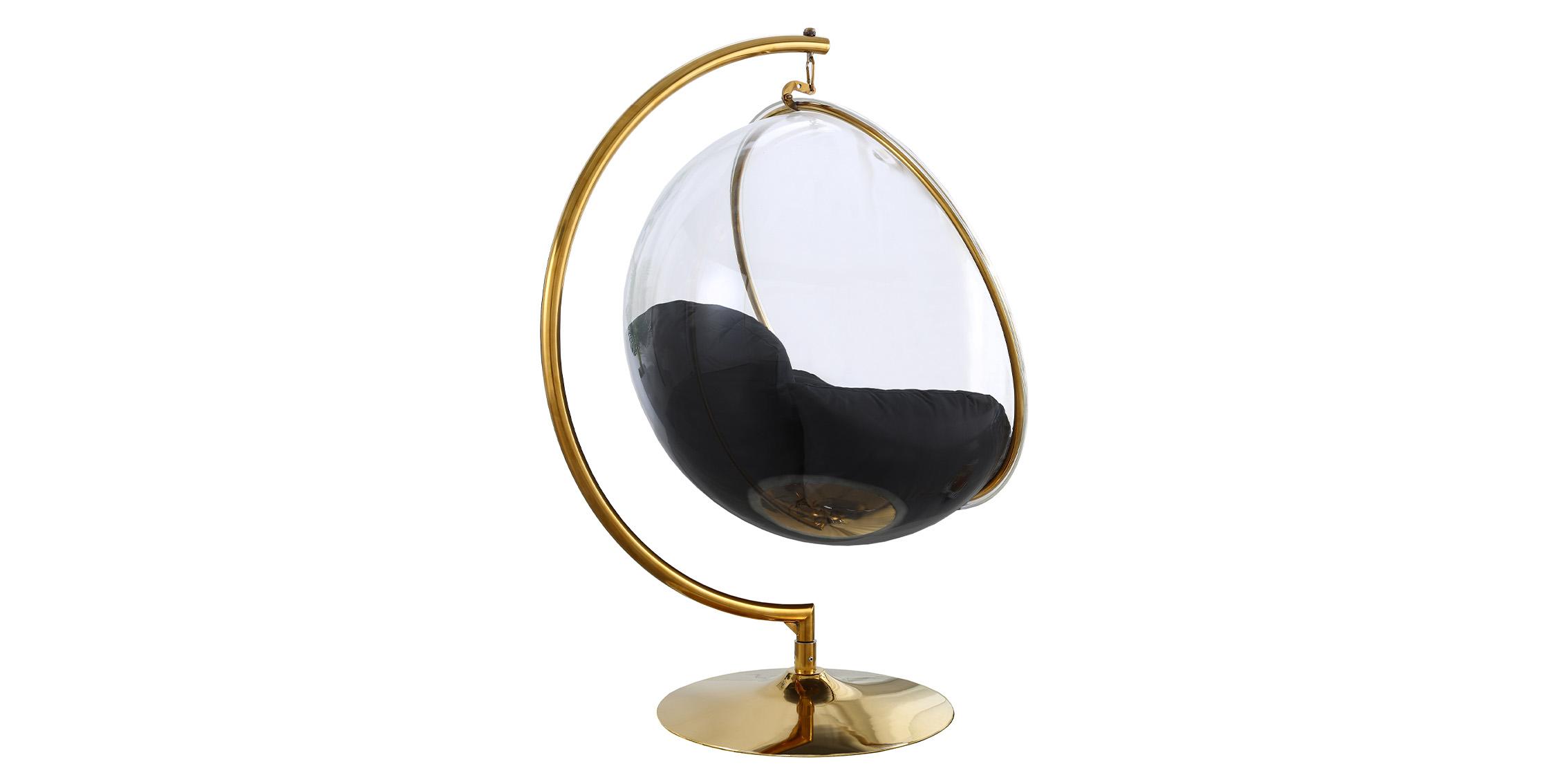 

    
Meridian Furniture LUNA 508Black Accent Chair Gold/Black 508Black
