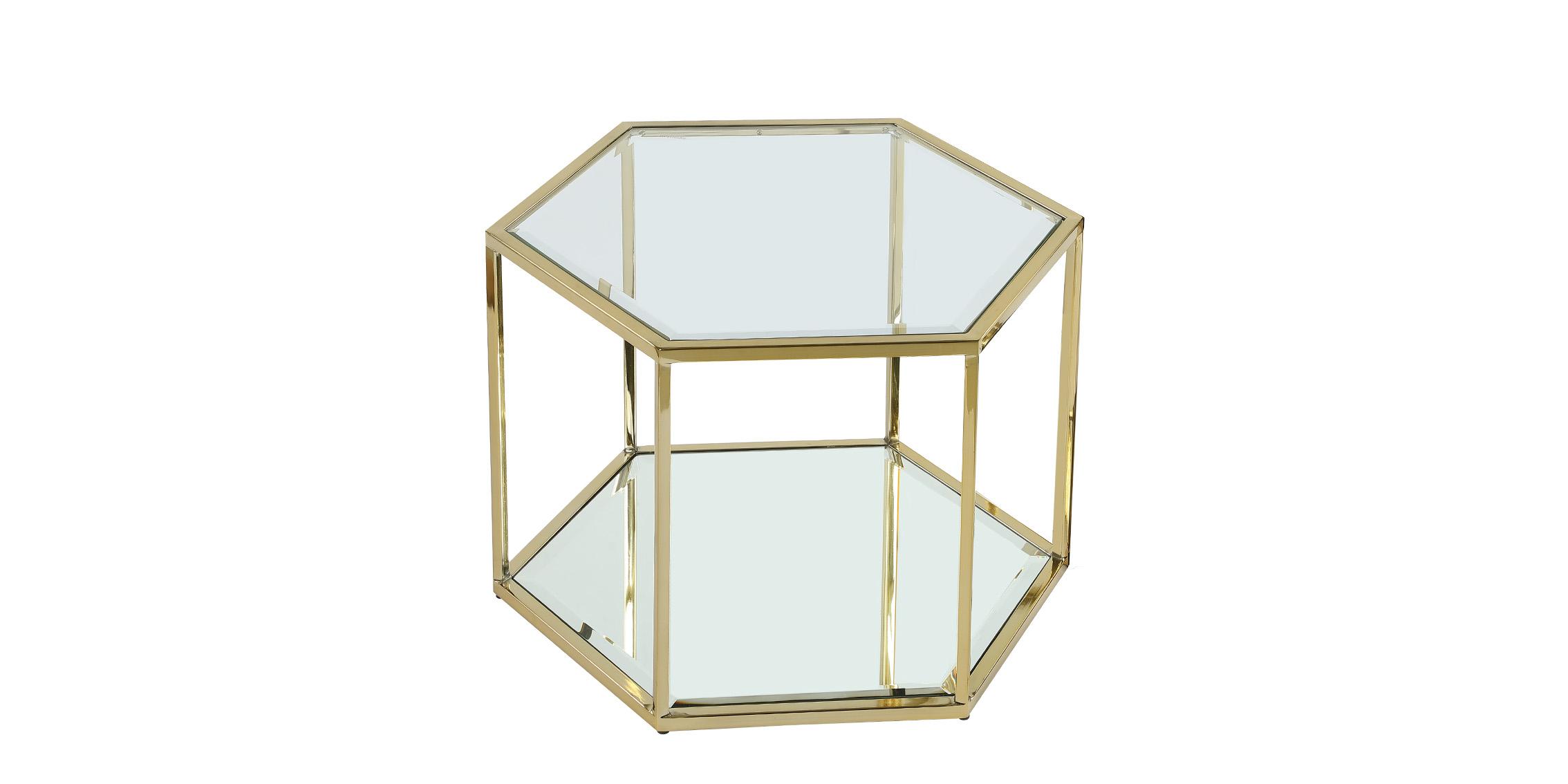 Contemporary, Modern Coffee Table SEI 205-CT 205-CT in Gold 