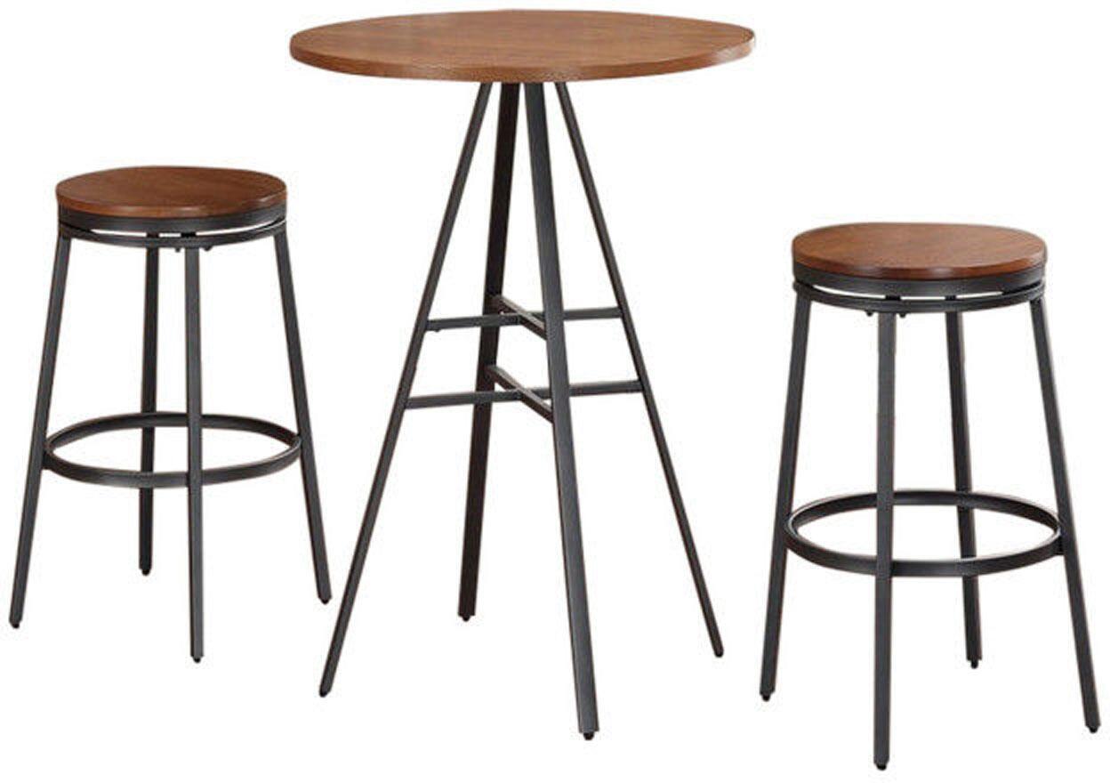 

    
B1-100-25W-2PC American Woodcrafters Counter Stool Set
