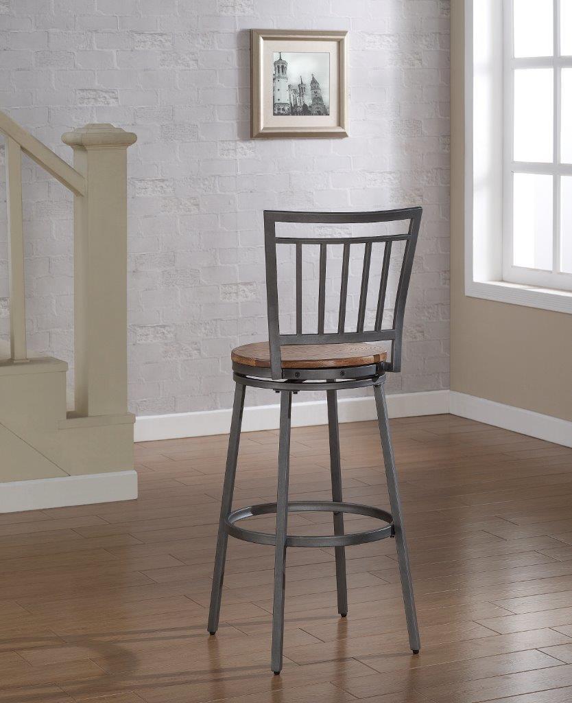 

    
American Woodcrafters FILMORE Counter Stool Set Brown Oak/Gray B1-101-25W-2PC
