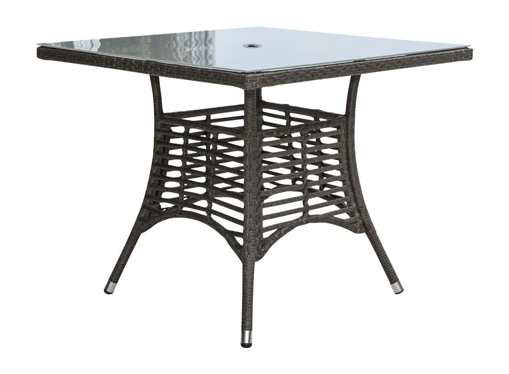 Modern Outdoor Dining Table Graphite PJO-1601-GRY-SQ in Gray 