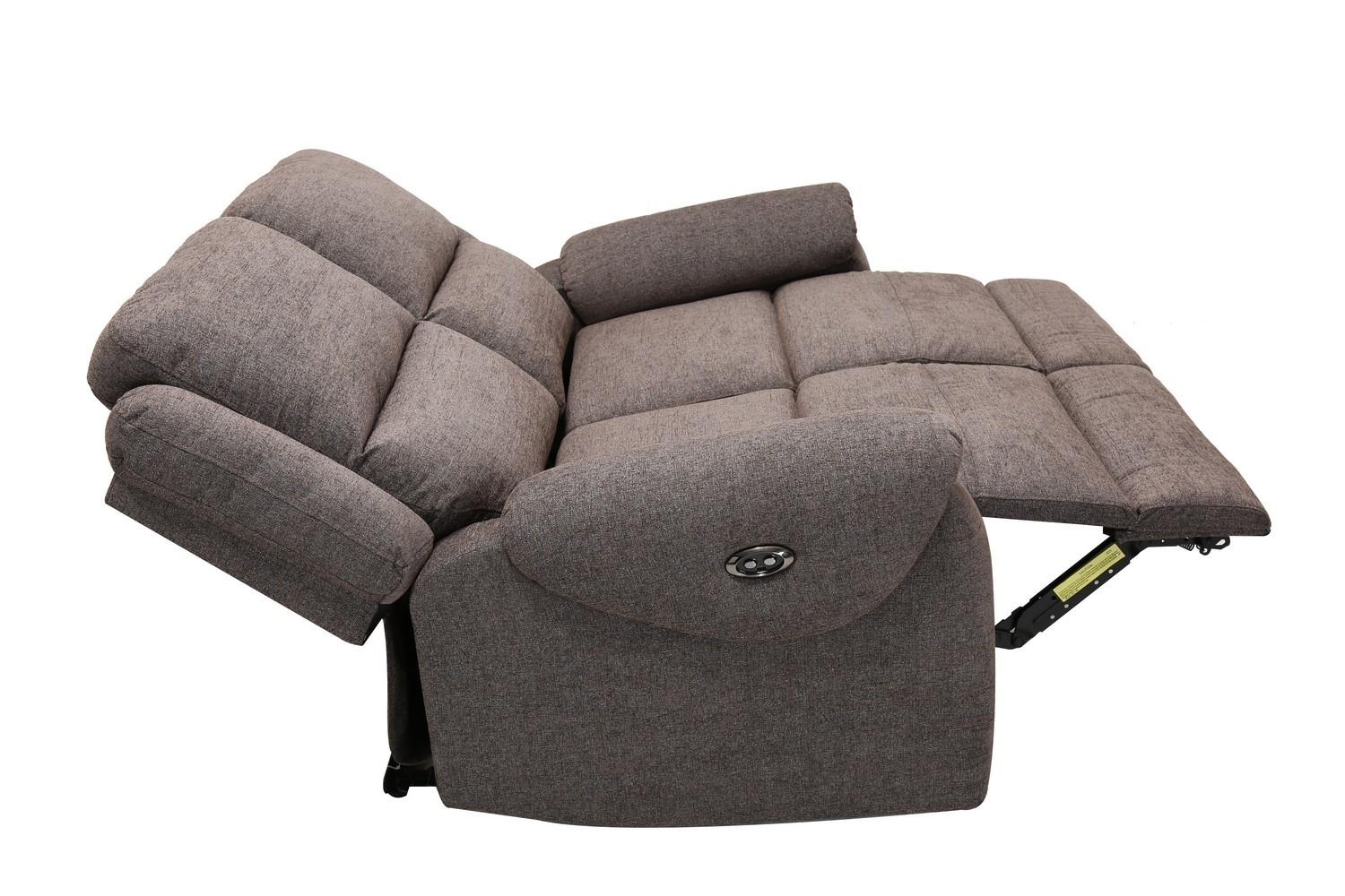 

    
 Order  Gray Chanille Power Reclining Sofa & Loveseat Set Contemporary Global United 7505
