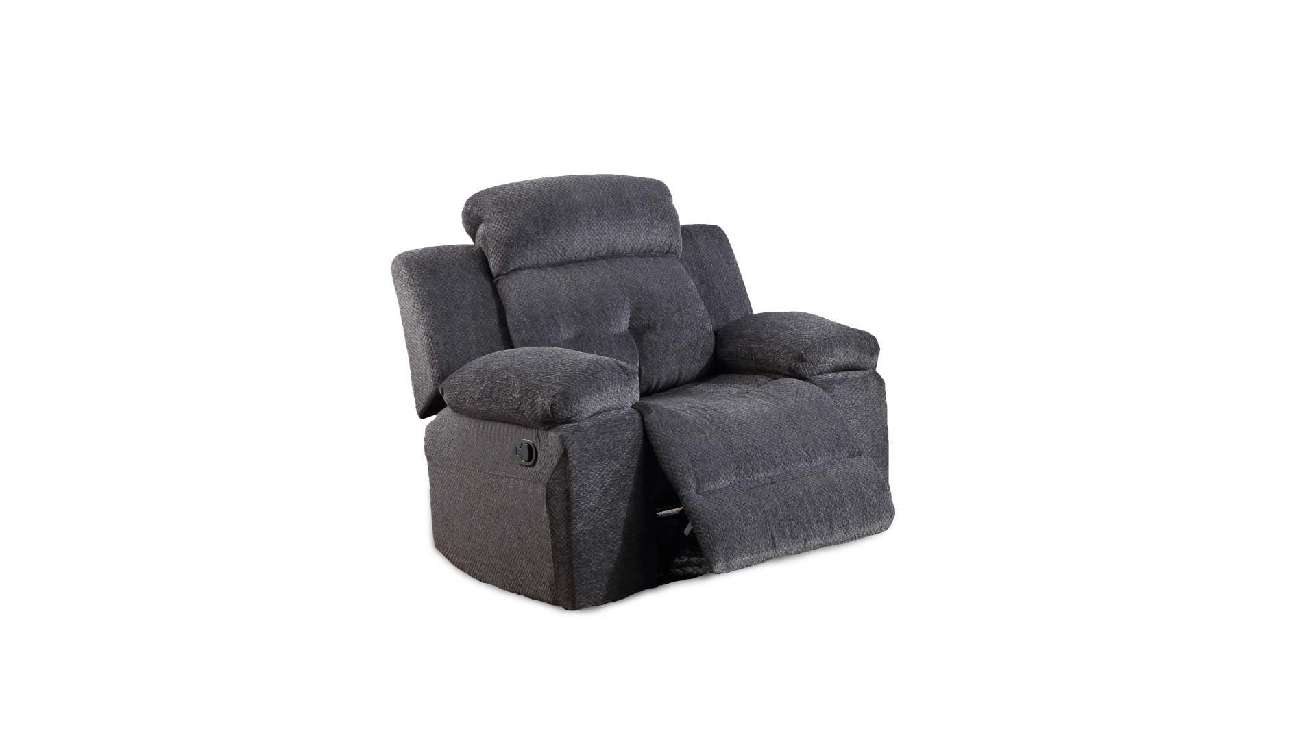 

    
Gray Chenille Manual Recliner Chair Set 2Pc PHOENIX Galaxy Home Contemporary
