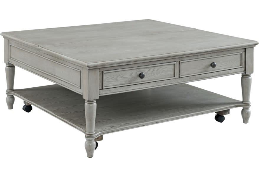 

    
Gray Coffee Table w/ Lift Table Top + 2 End Tables by Crown Mark Liberty 4117SET
