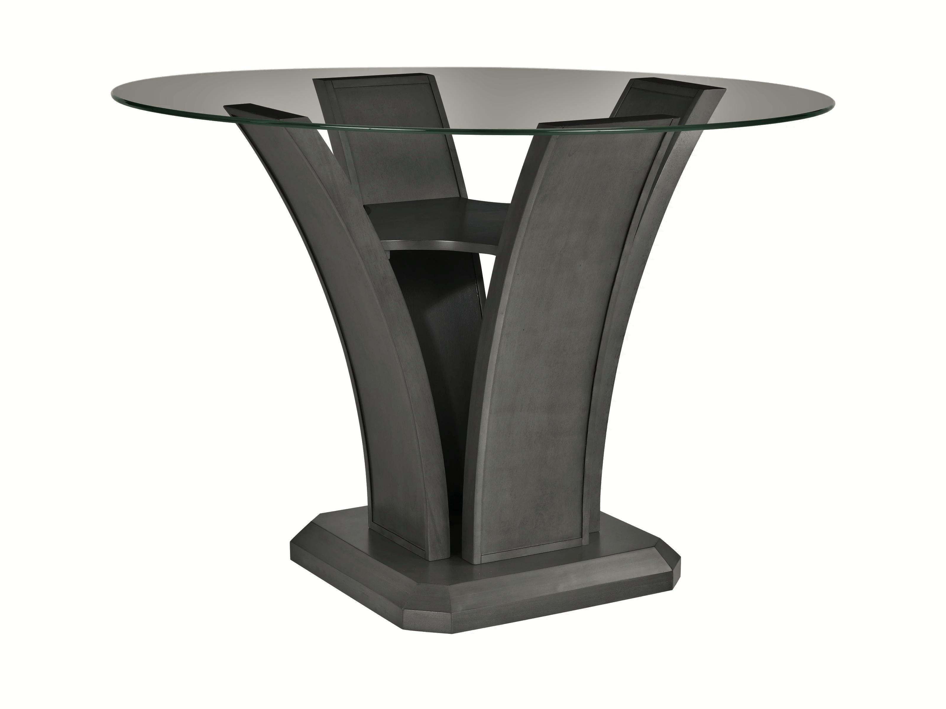 Contemporary Counter Height Table Camelia 1710GY-T-54 in Gray 