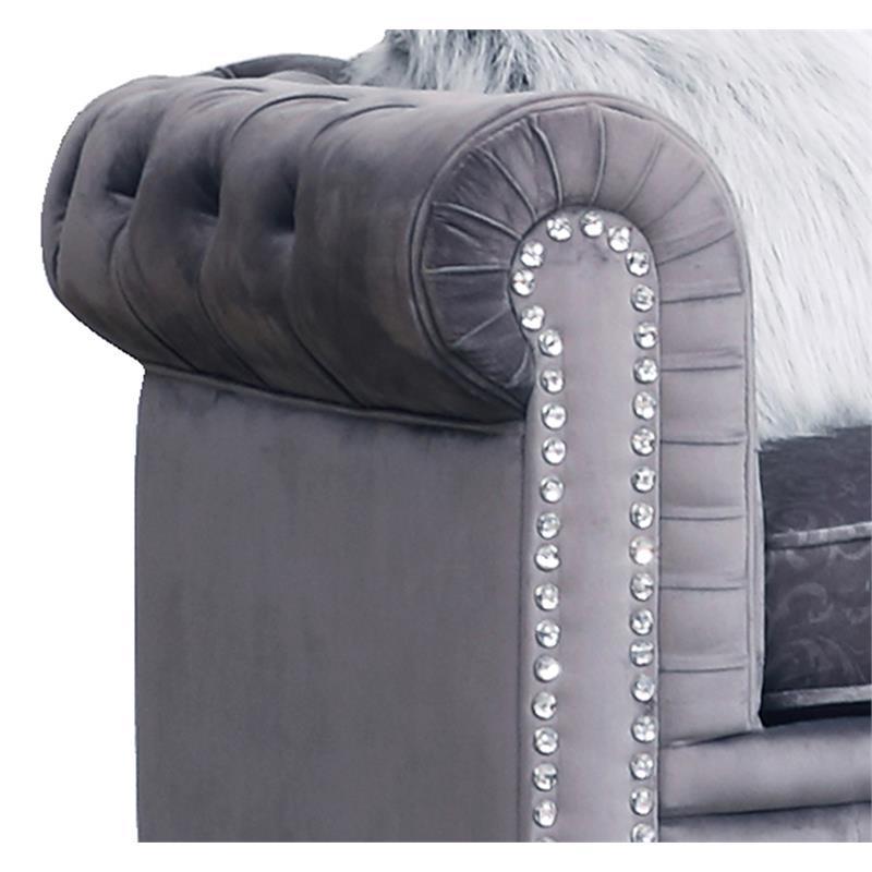 

        
Cosmos Furniture Sahara Arm Chairs Gray Fabric 810053741528
