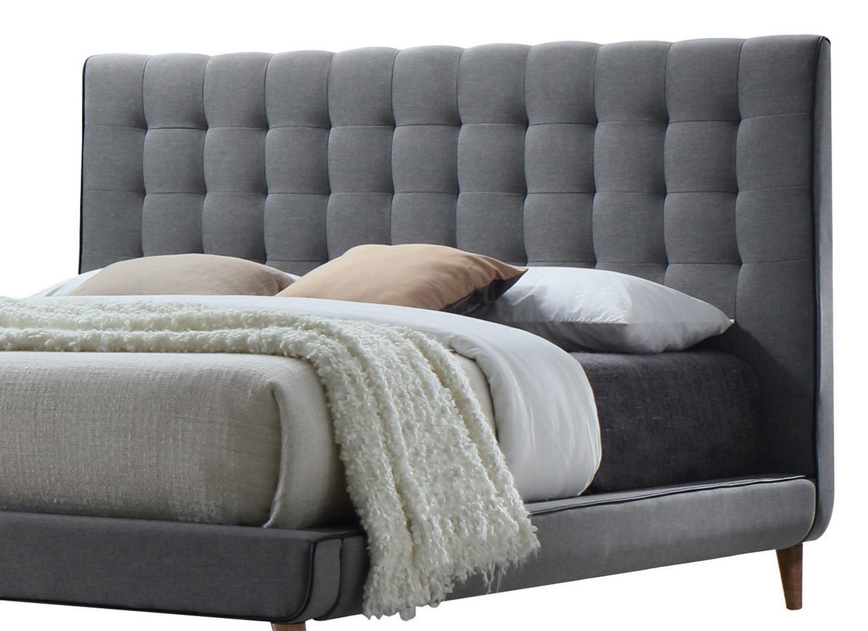 

        
Acme Furniture Valda-24517EK Panel Bedroom Set Light Grey Fabric 00840412103285
