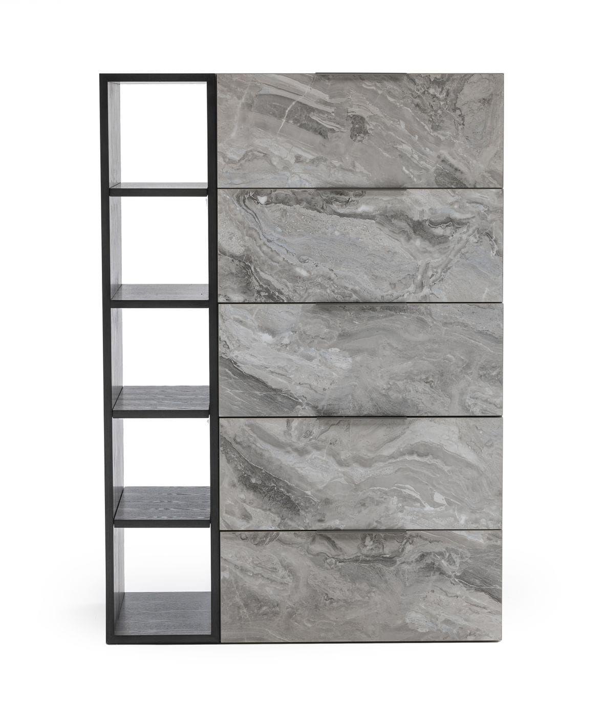 

                    
Buy Gray Fabric & Faux Marble Panel King Bedroom Set 6Pcs by VIG Nova Domus Maranello
