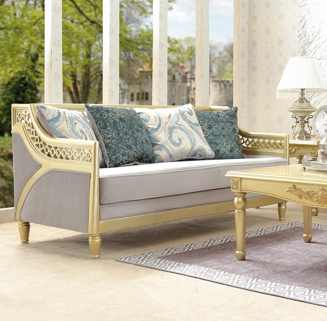 

    
Homey Design Furniture HD-2063 Sofa and Loveseat Metallic/Gray/Gold HD-2063-Set-2
