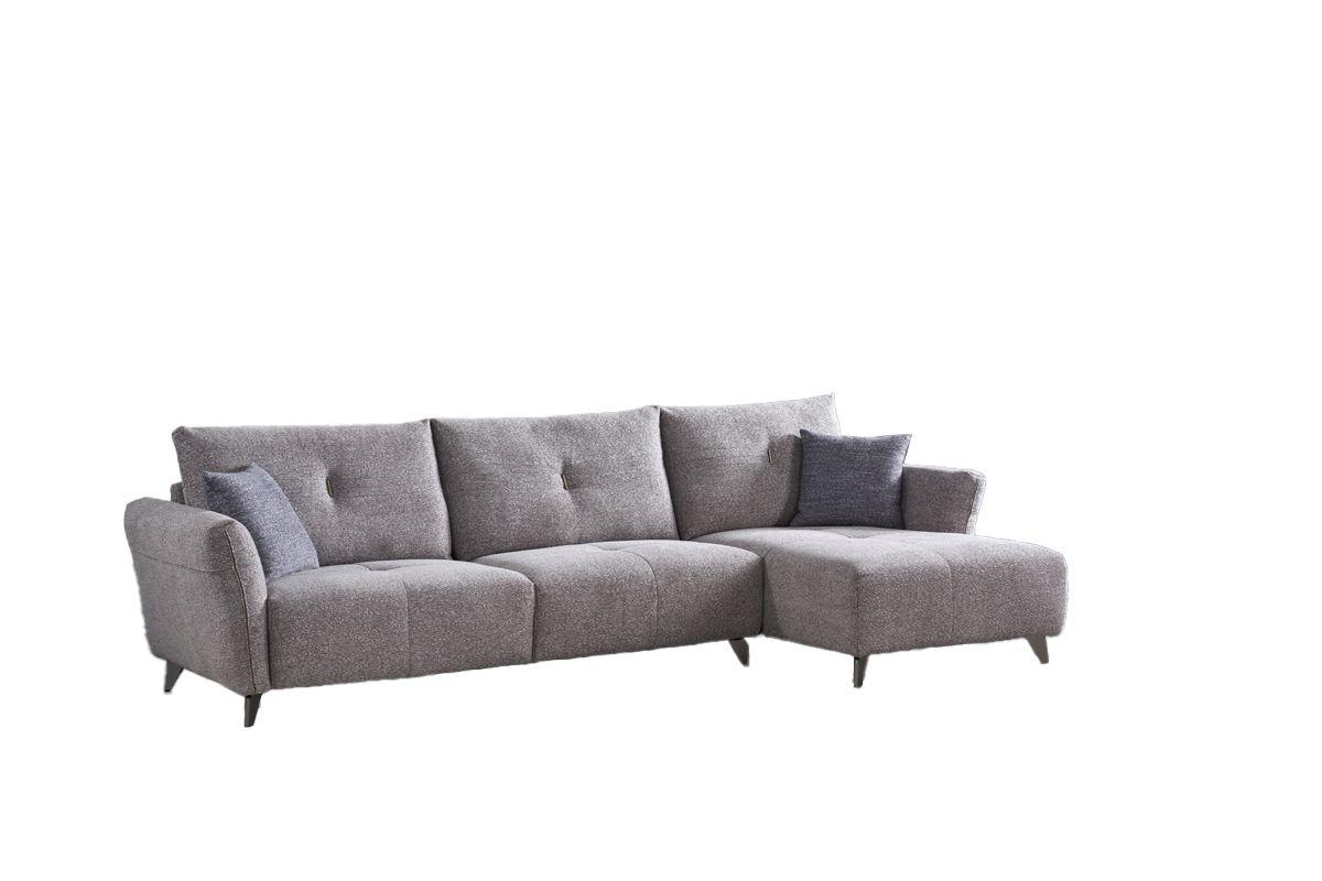 Contemporary Sectional Sofa AE-L2377L AE-L2377L in Gray Fabric