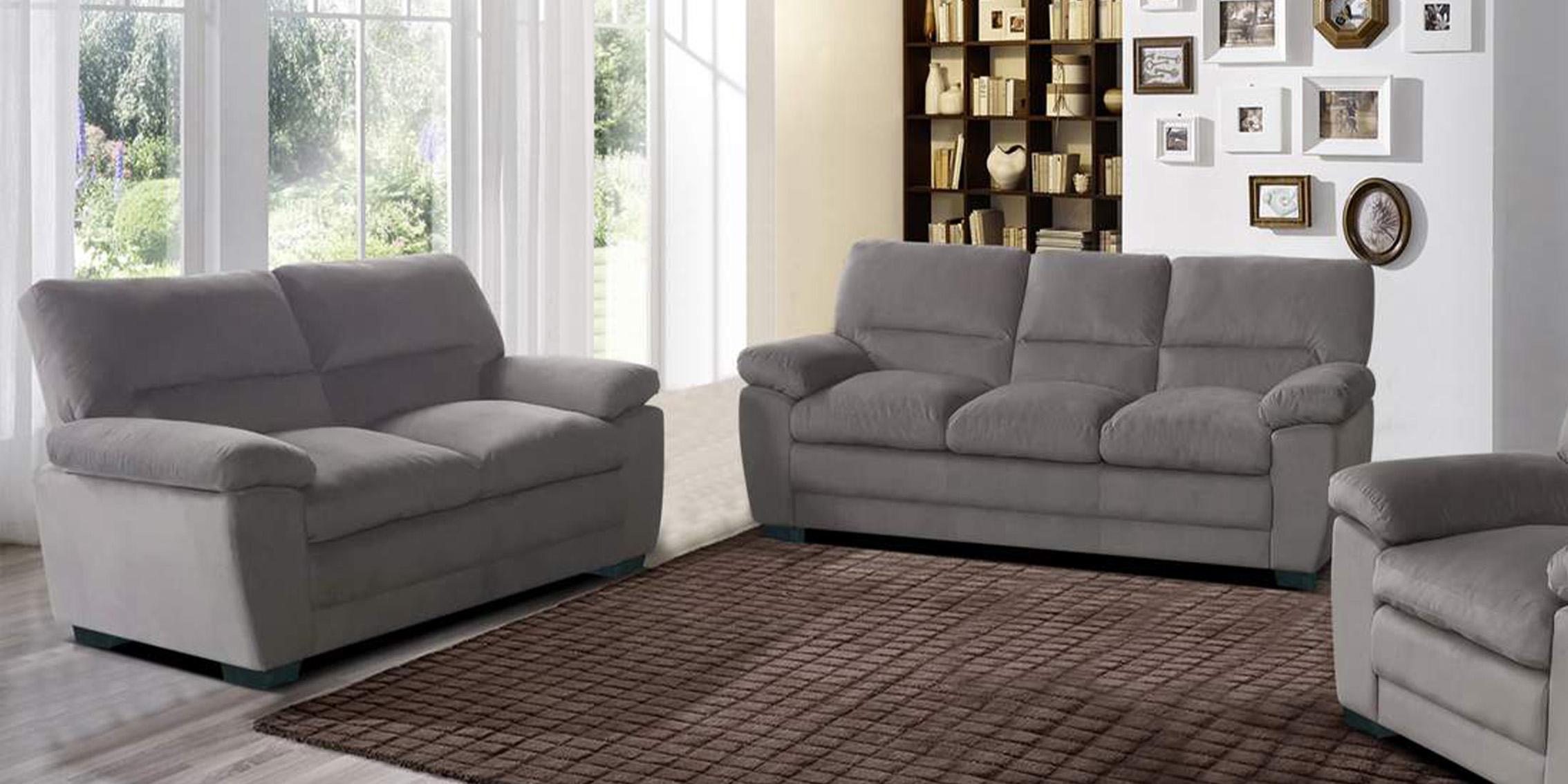 Contemporary, Modern Sofa Set MAXX GHF-808857609687-Set-2 in Gray Fabric