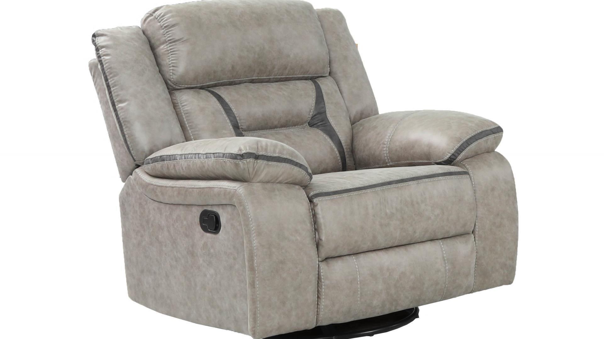 

    
Gray Faux Leather Manual Recliner Chair Set 2Pcs DENALI Galaxy Home Modern
