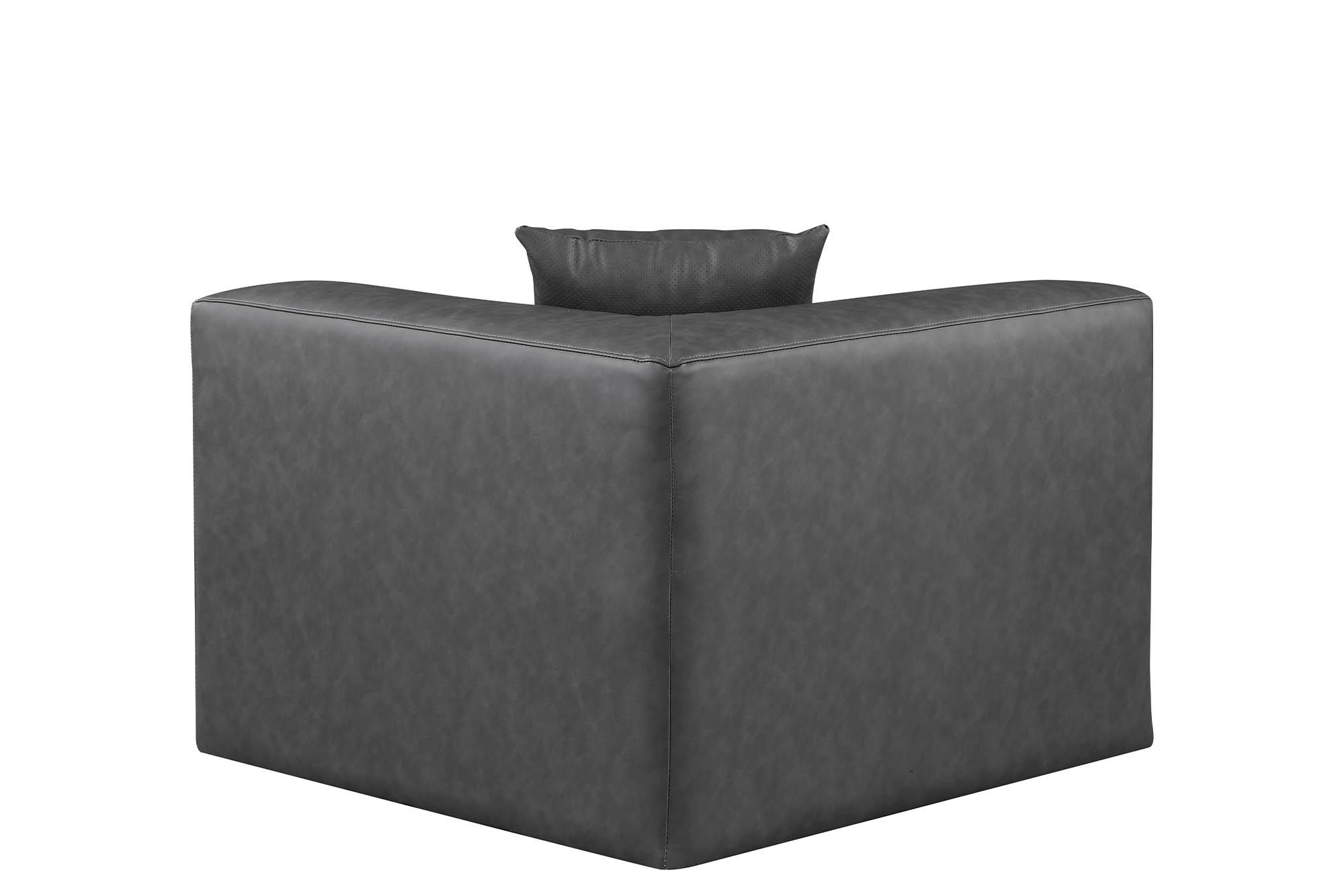 

        
Meridian Furniture CUBE 668Grey-Corner Corner chair Gray Faux Leather 094308301259
