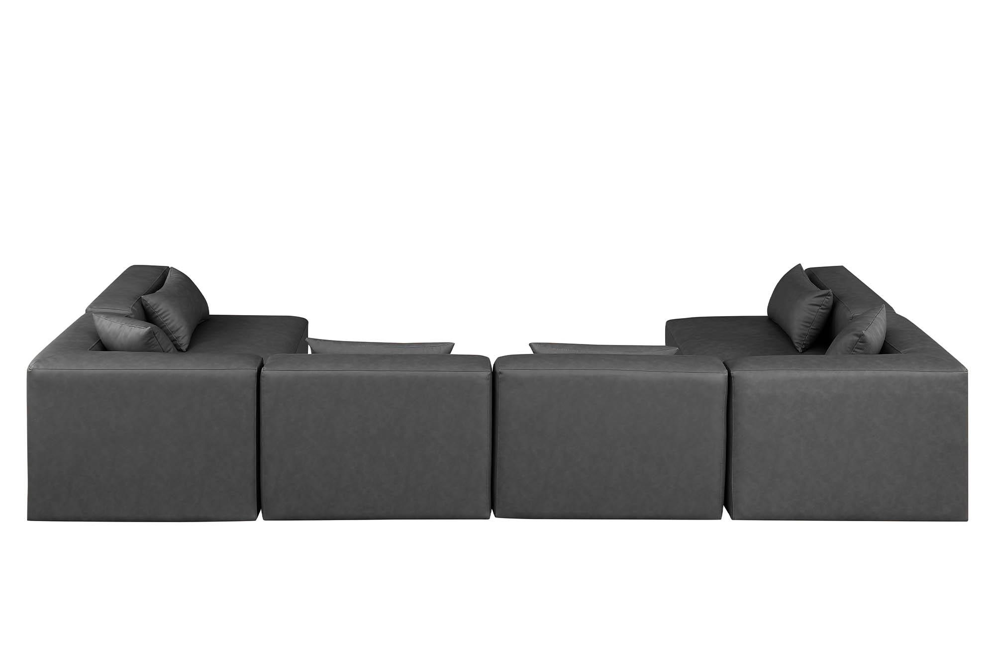 

    
668Grey-Sec6D Meridian Furniture Modular Sectional Sofa
