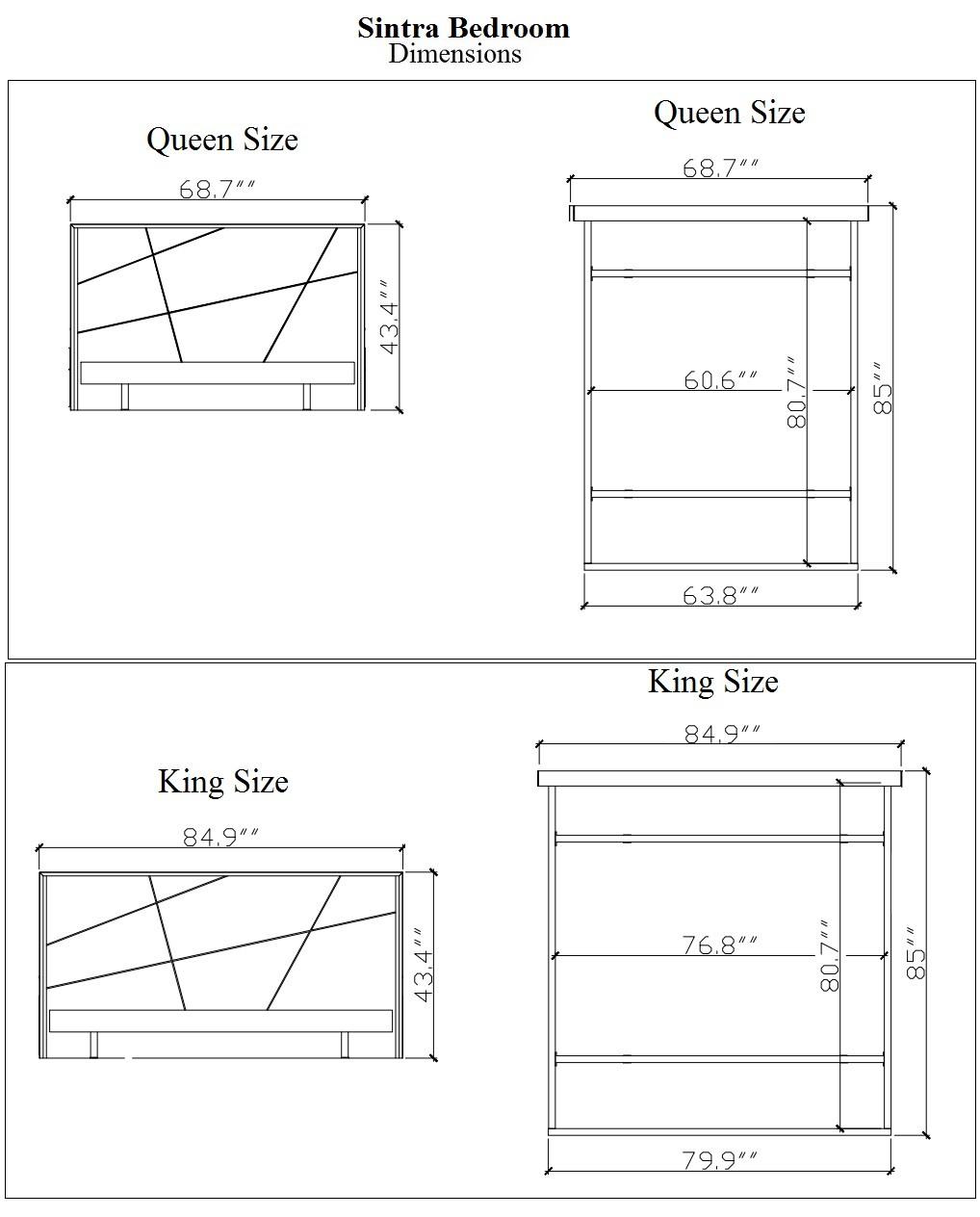 

    
 Order  Gray Finish L.E.D Accents King Size Premium Bedroom Set 5Pcs Modern J&M Sintra
