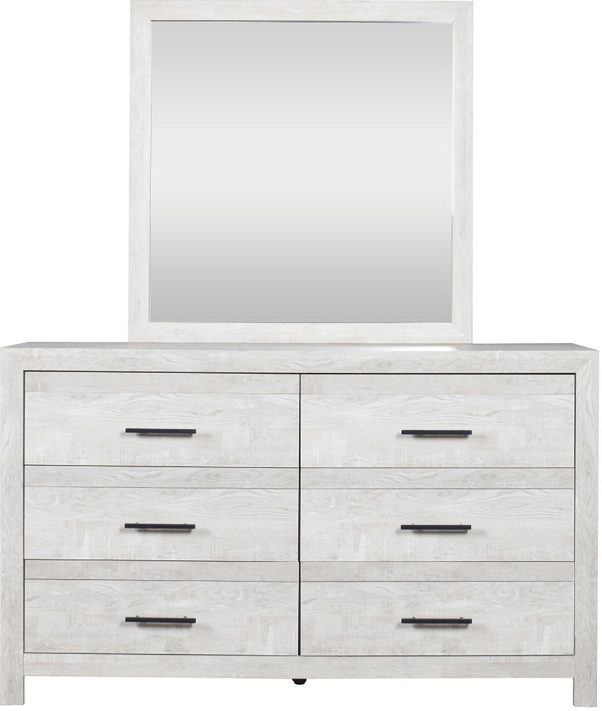 

    
Gray Finish Wood 6-Drawer Dresser Denver Galaxy Home Modern Contemporary
