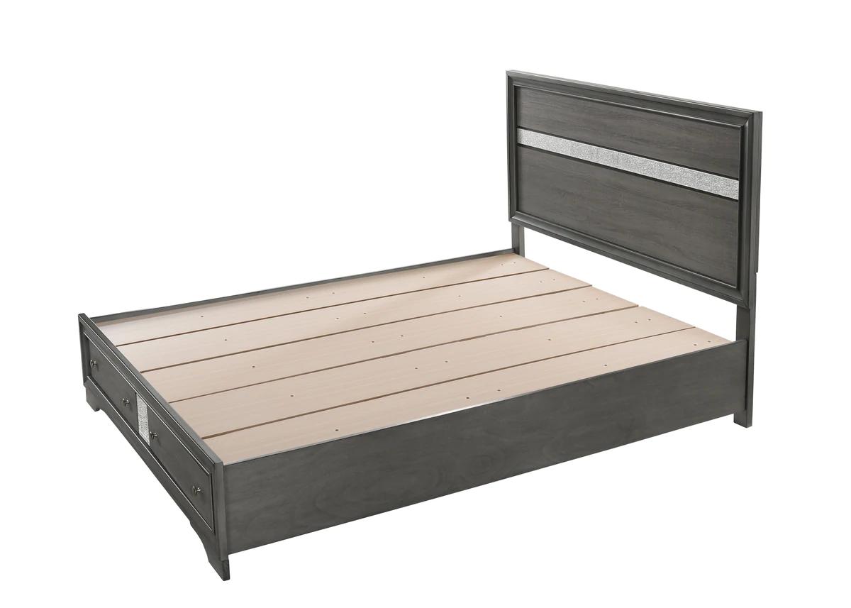 

    
Gray King Size Panel Bed by Crown Mark Regata B4650-K-Bed
