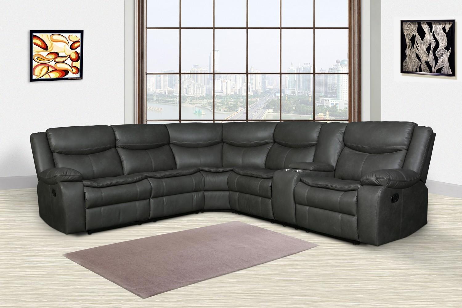 

    
Global United 6967 Reclining Sectional Gray 6967-GRAY-SECT
