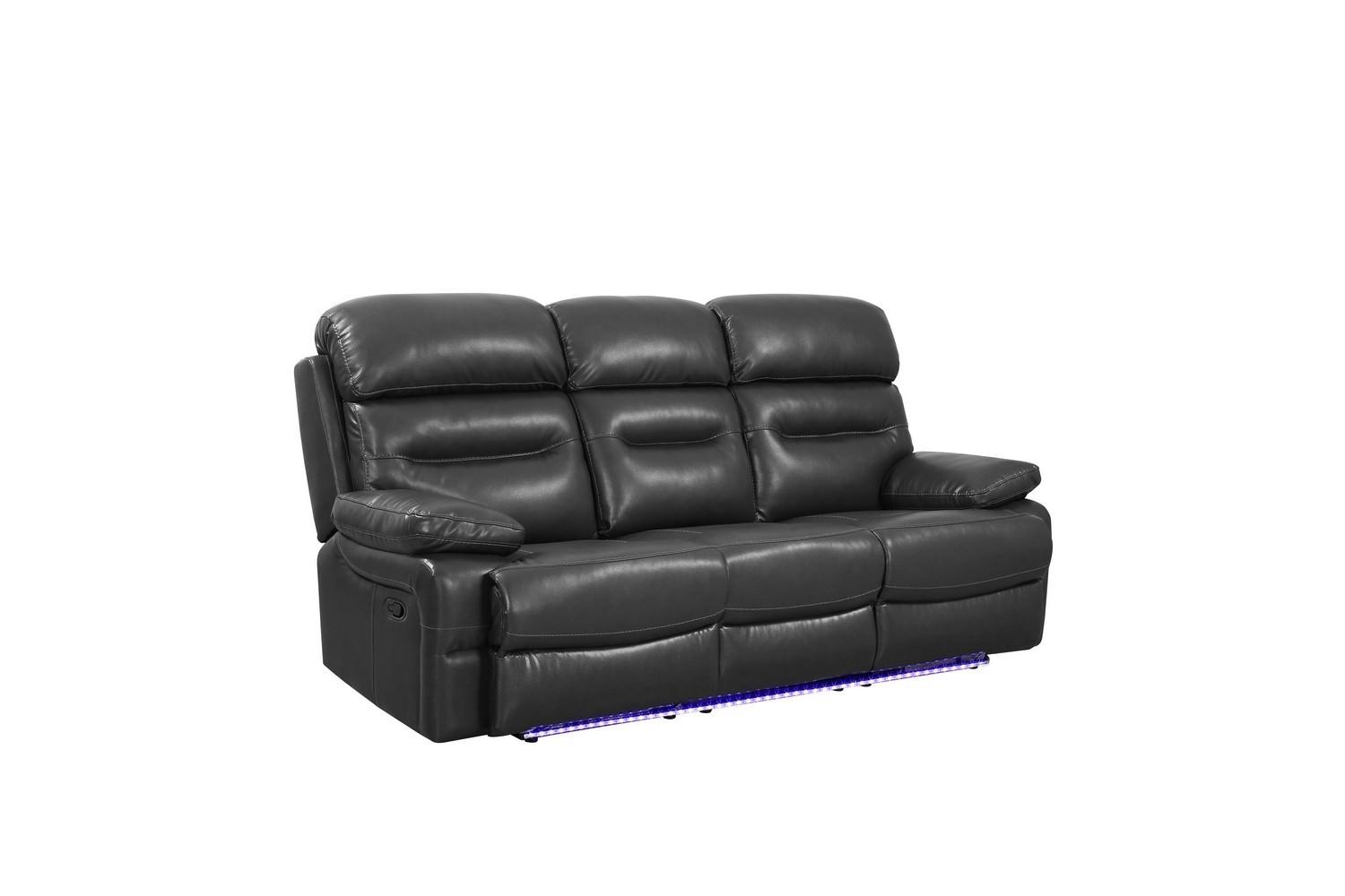 

                    
Global United 9442 Reclining Set Gray Leather Air Material Purchase 
