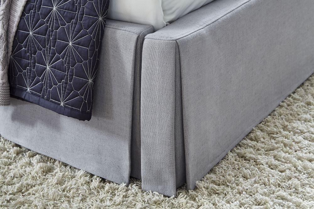 

    
CBA9H42 Gray Linen Blend Fabric Full Platform Bed JULIETTE CRESTA by Modus Furniture
