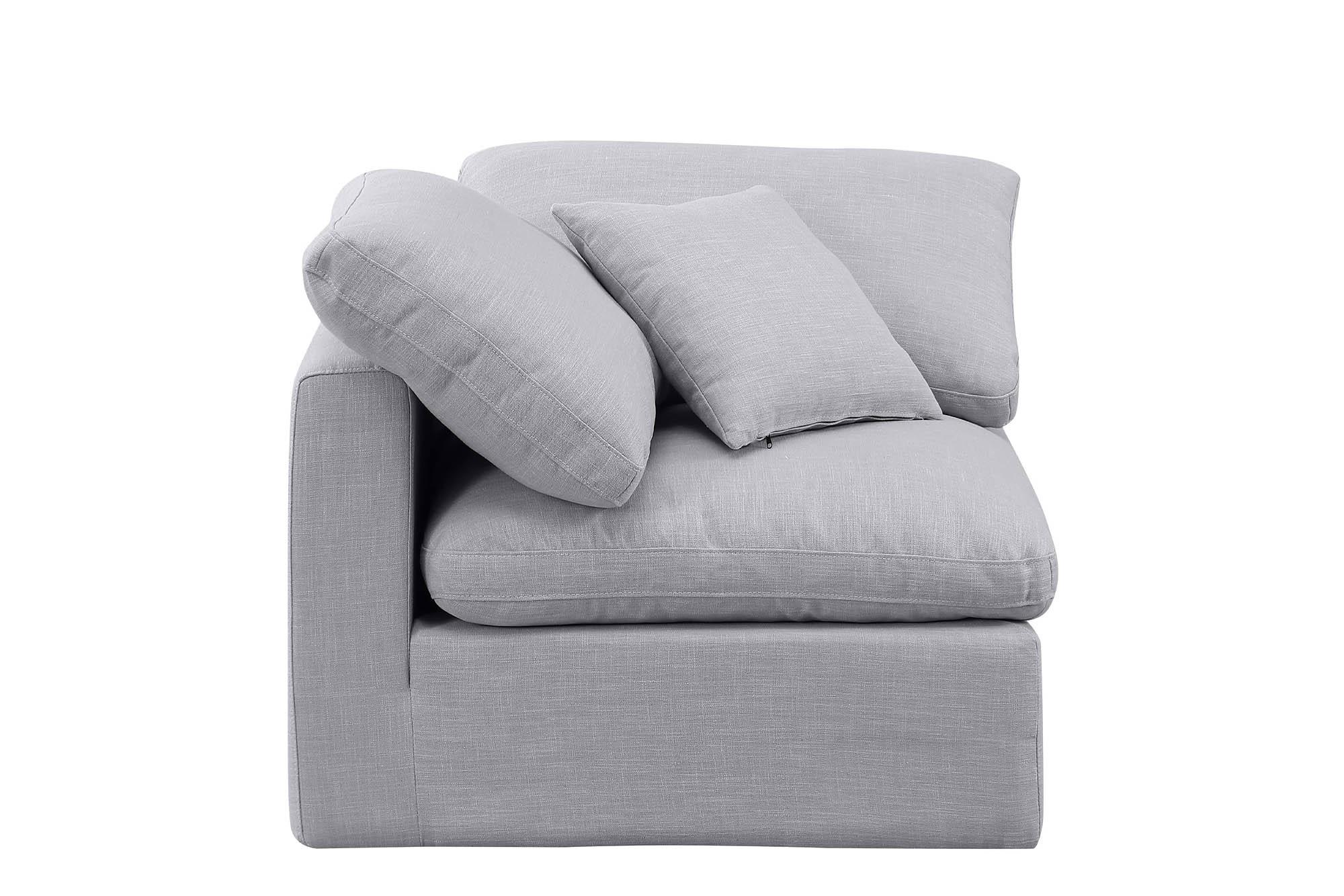 

        
Meridian Furniture INDULGE 141Grey-Corner Corner chair Gray Linen 094308313726
