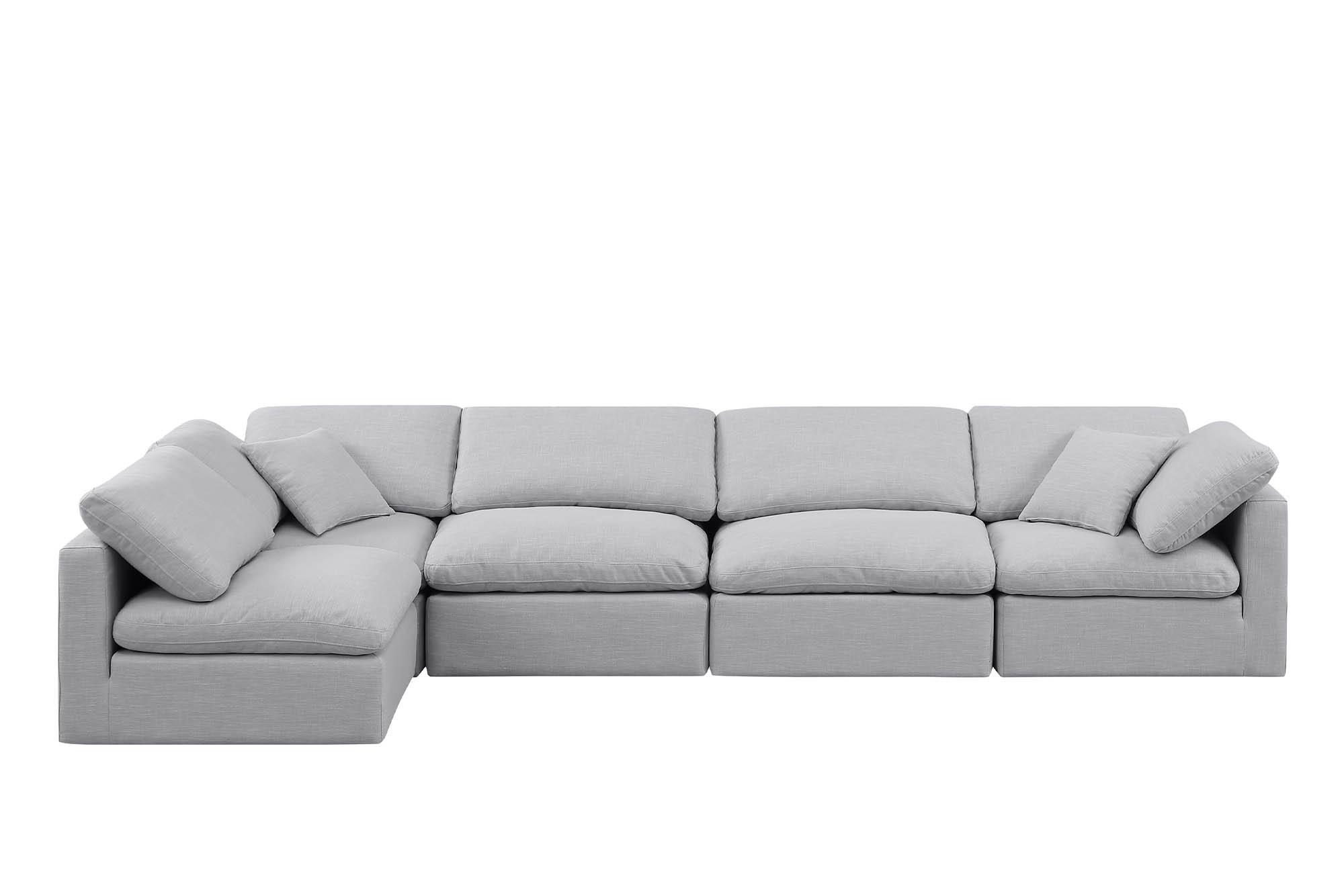 

    
Meridian Furniture INDULGE 141Grey-Sec5D Modular Sectional Gray 141Grey-Sec5D
