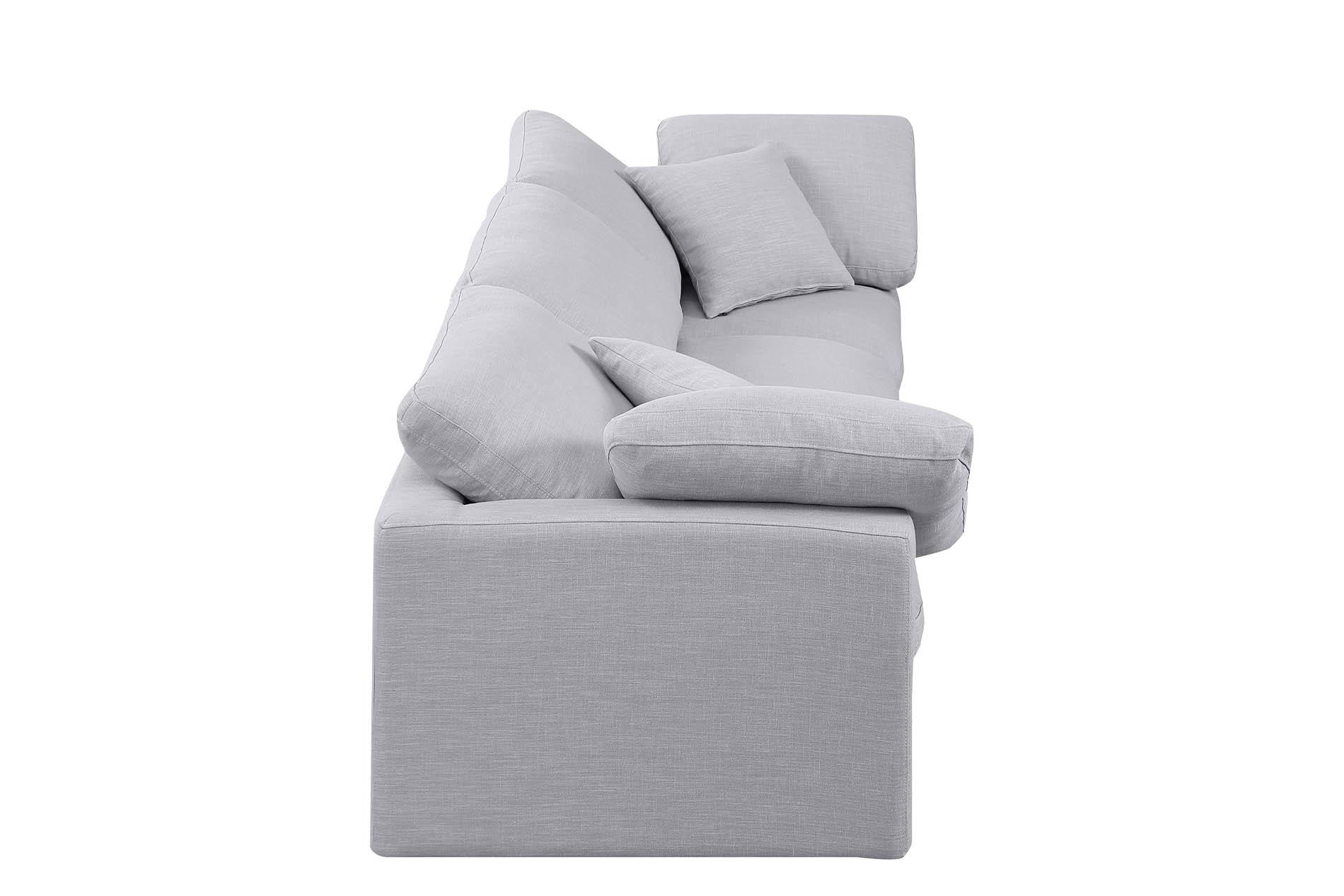 

        
Meridian Furniture INDULGE 141Grey-S105 Modular Sofa Gray Linen 094308314730

