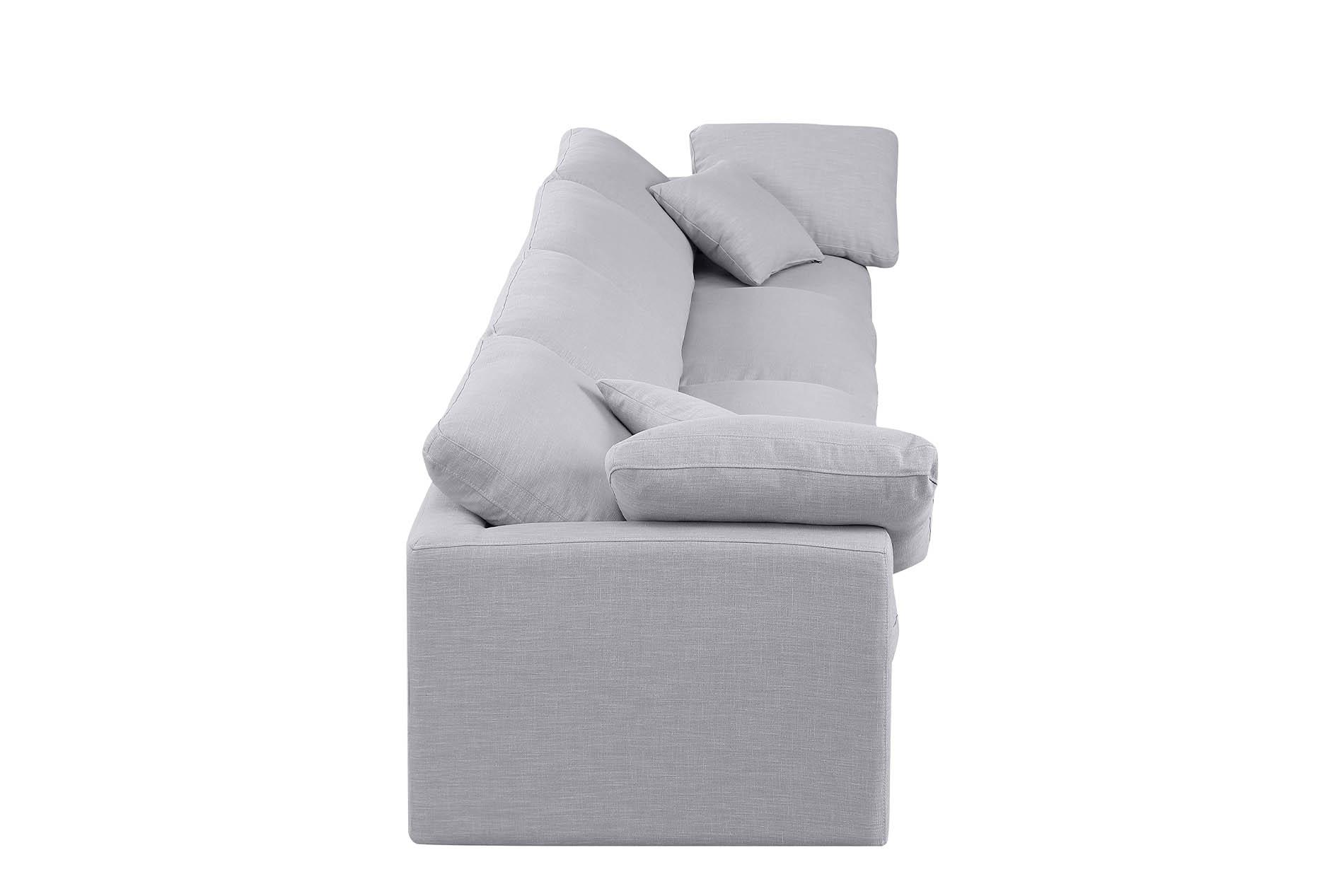

        
Meridian Furniture INDULGE 141Grey-S140 Modular Sofa Gray Linen 094308314754
