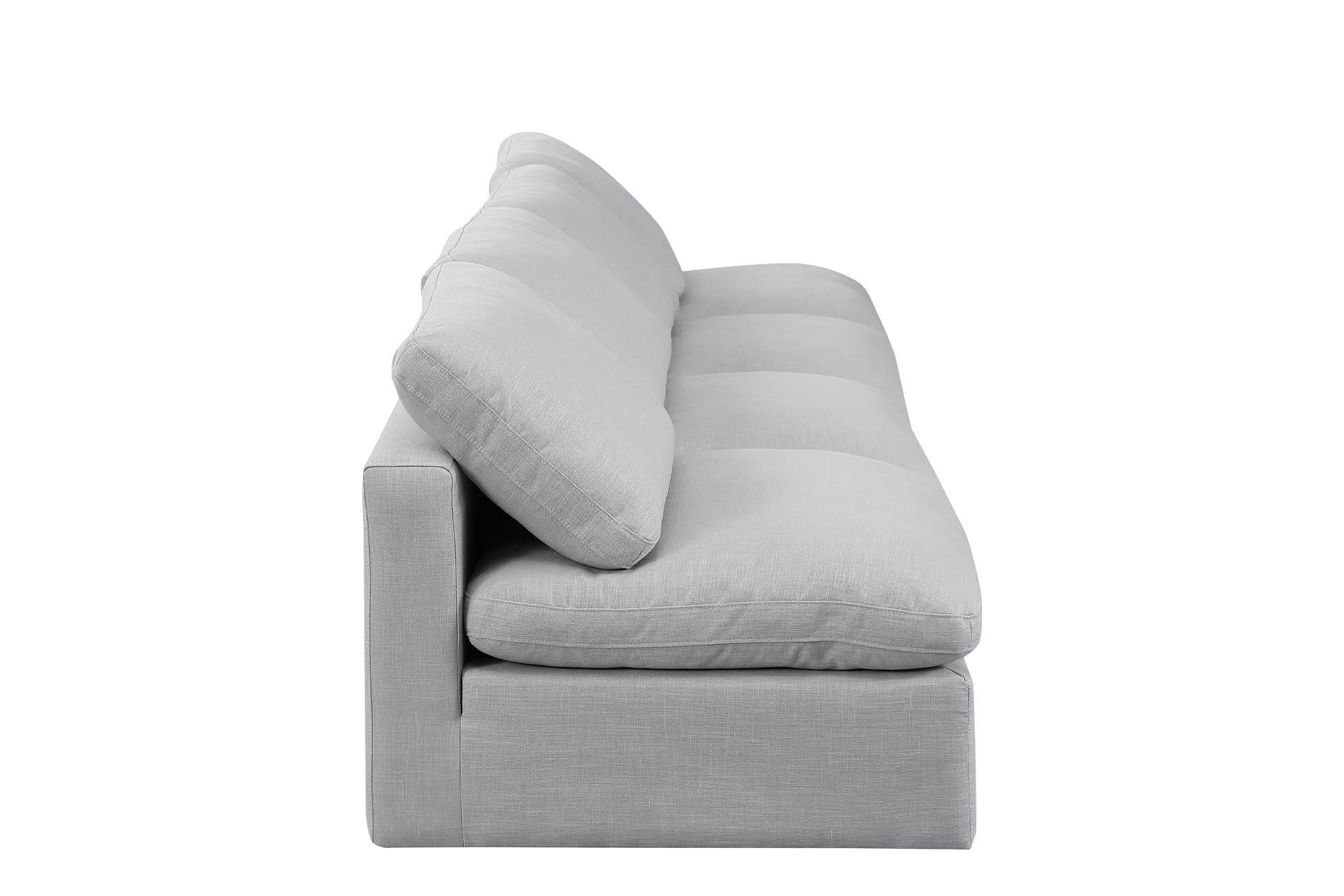 

        
Meridian Furniture INDULGE 141Grey-S4 Modular Sofa Gray Linen 094308314747

