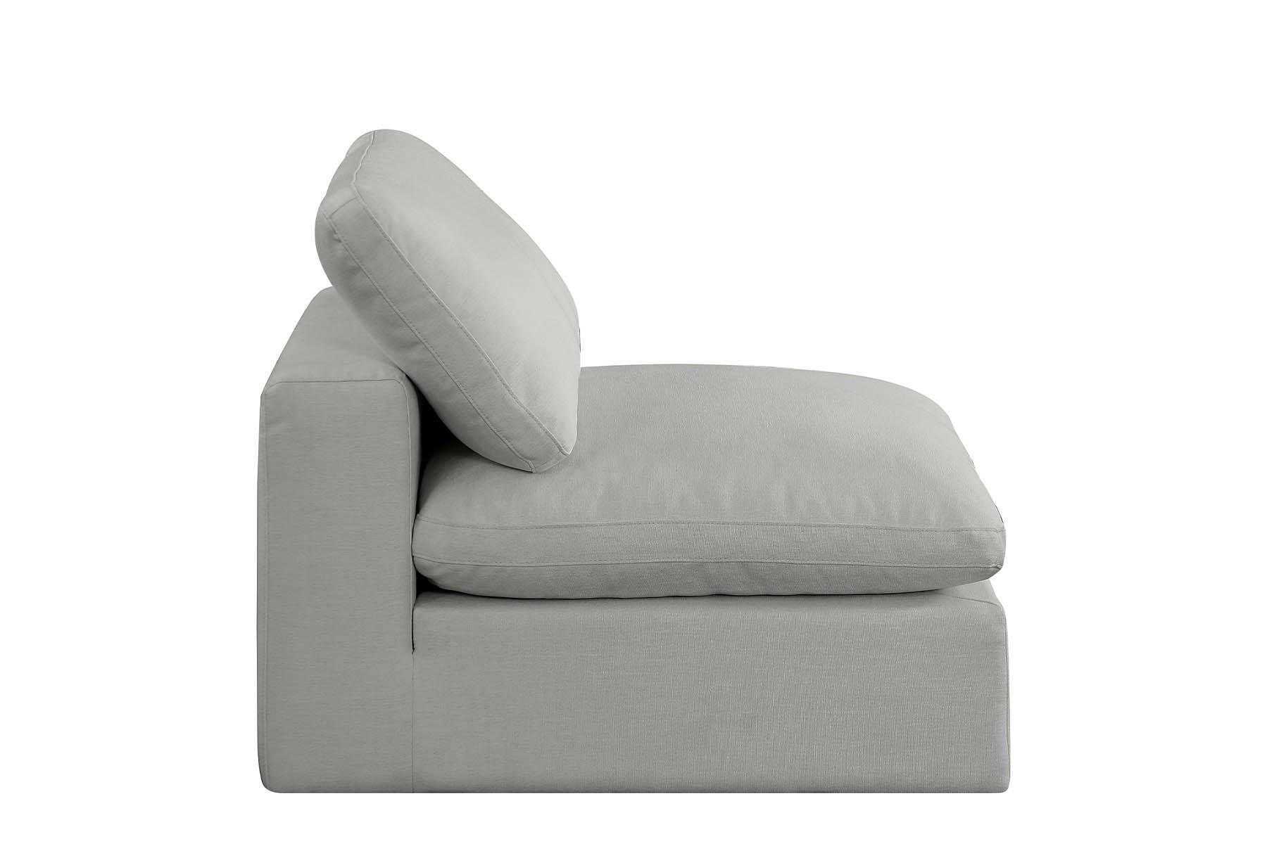 

        
Meridian Furniture 187Grey-Armless Armless Chair Gray Linen 094308291147
