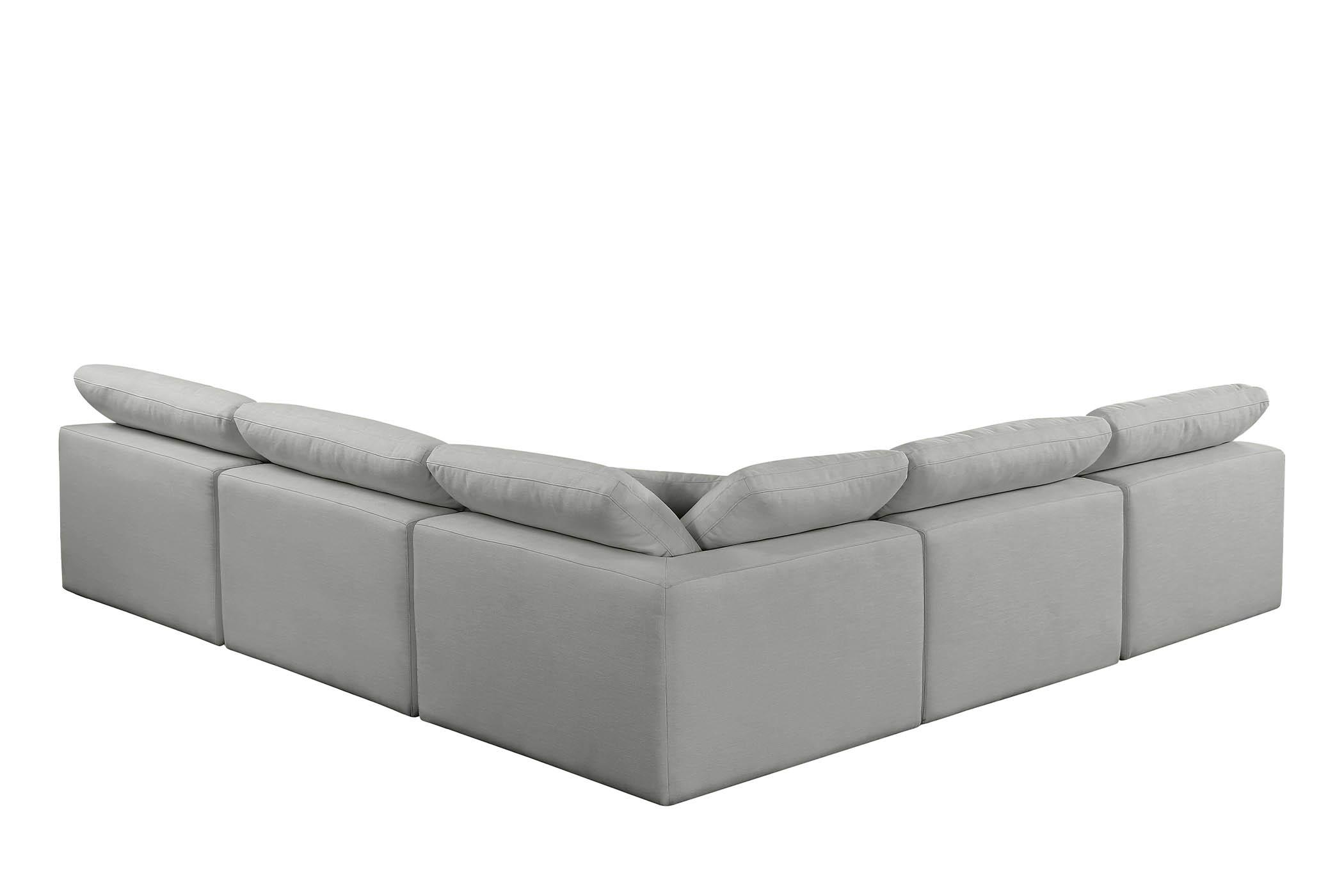 

        
Meridian Furniture 187Grey-Sec5B Modular Sectional Gray Linen 094308291253
