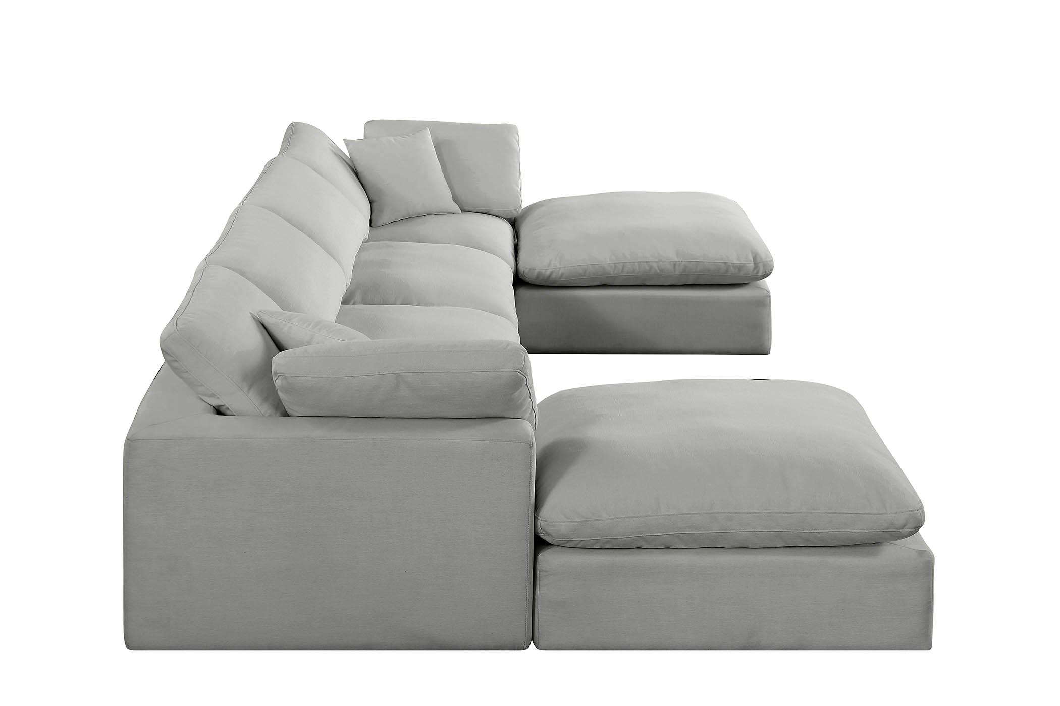 

        
Meridian Furniture 187Grey-Sec6B Modular Sectional Gray Linen 094308291291
