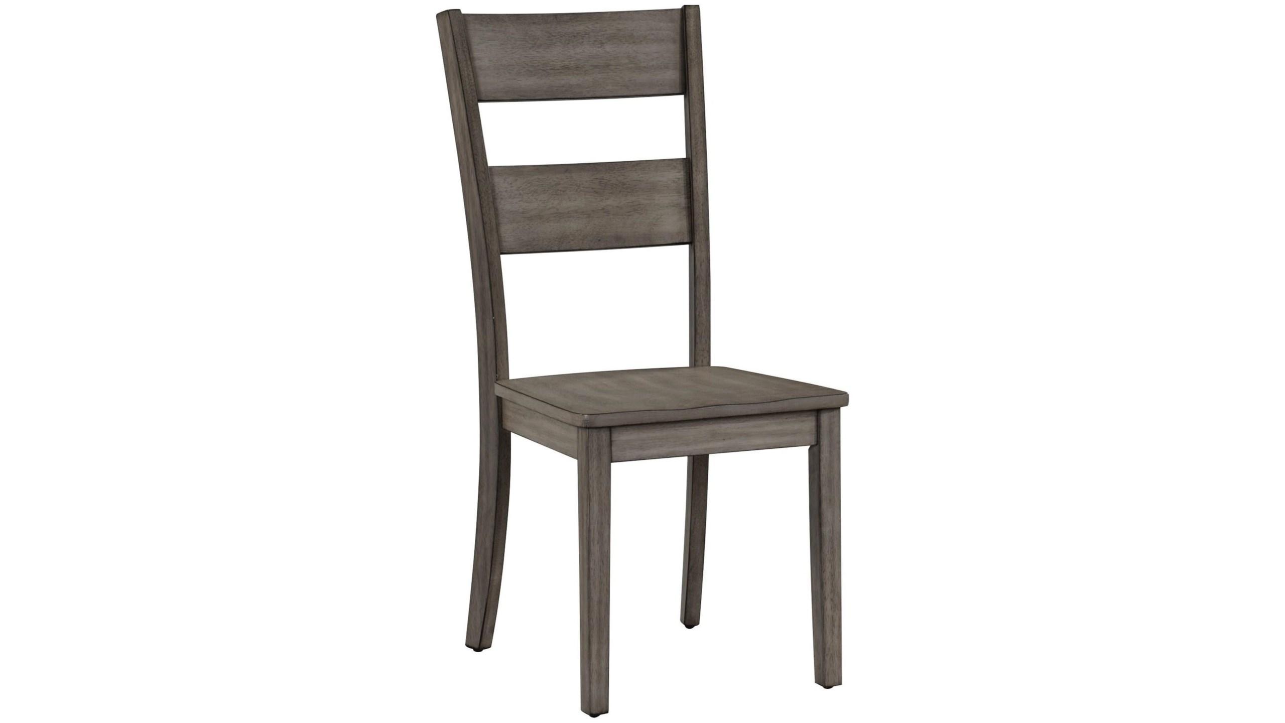 

    
Gray Melamine Dining Chair Set by Crown Mark Sean 1131S-2pcs
