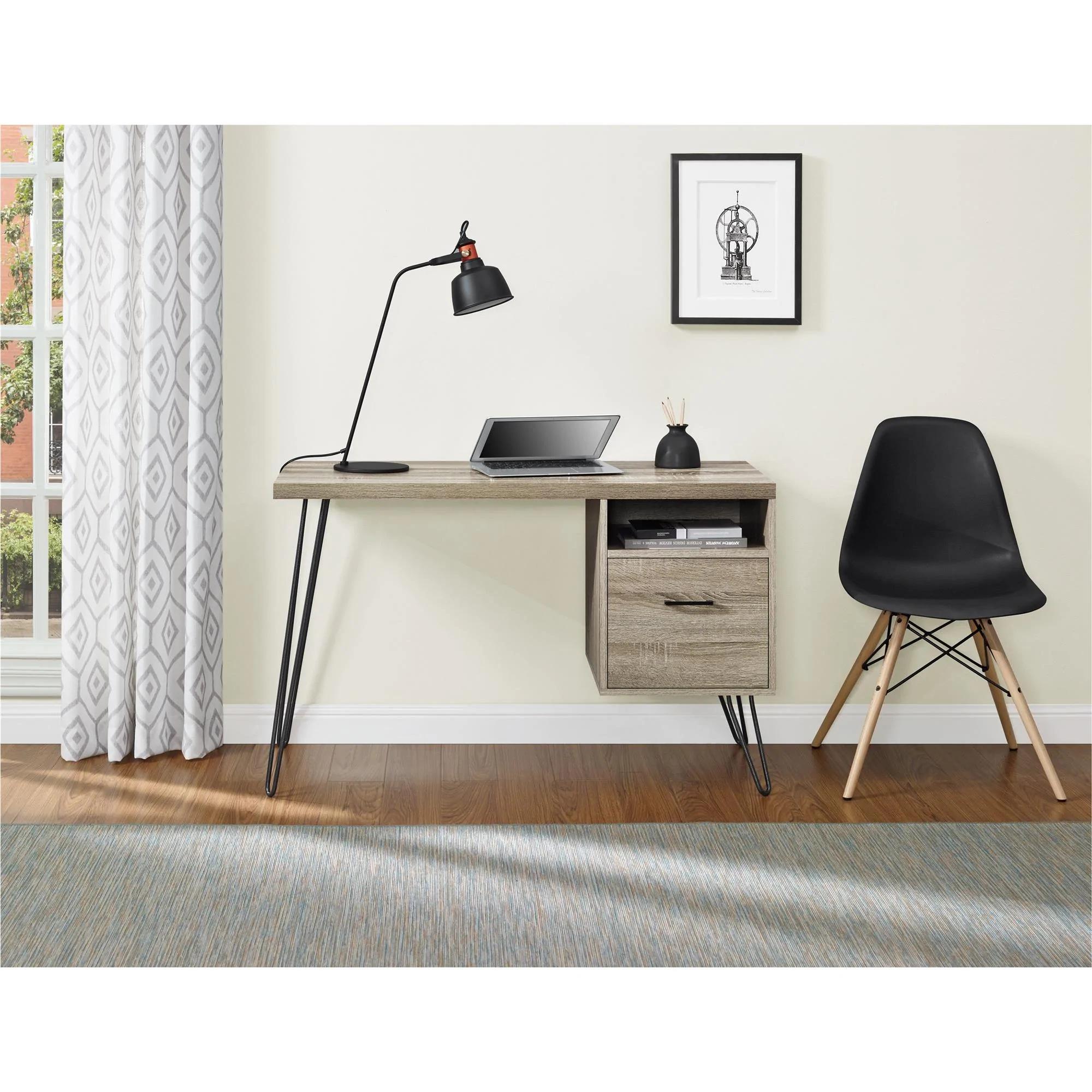 

    
400-715 Gray Oak Home Office Desk HENLEY 400-715 Bernards Contemporary
