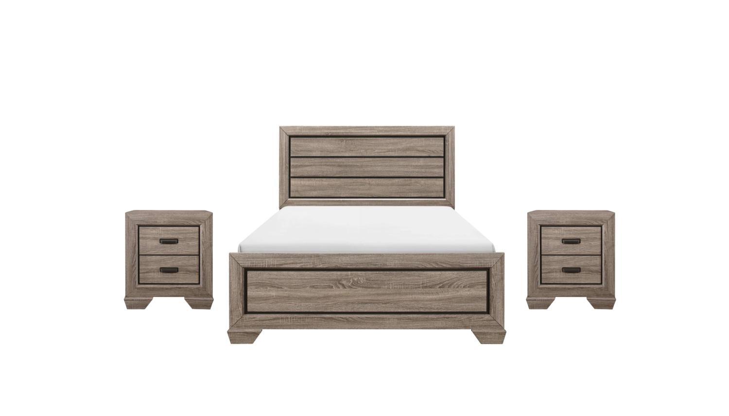 

    
Gray Panel Bedroom Set by Crown Mark Farrow B5500-Q-Bed-3pcs
