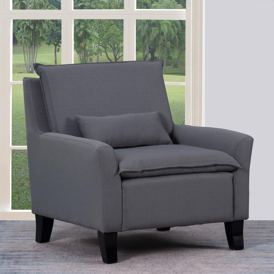 

    
GRAY Premium Fabric Accent Chair A87-GRAY-CH Global United
