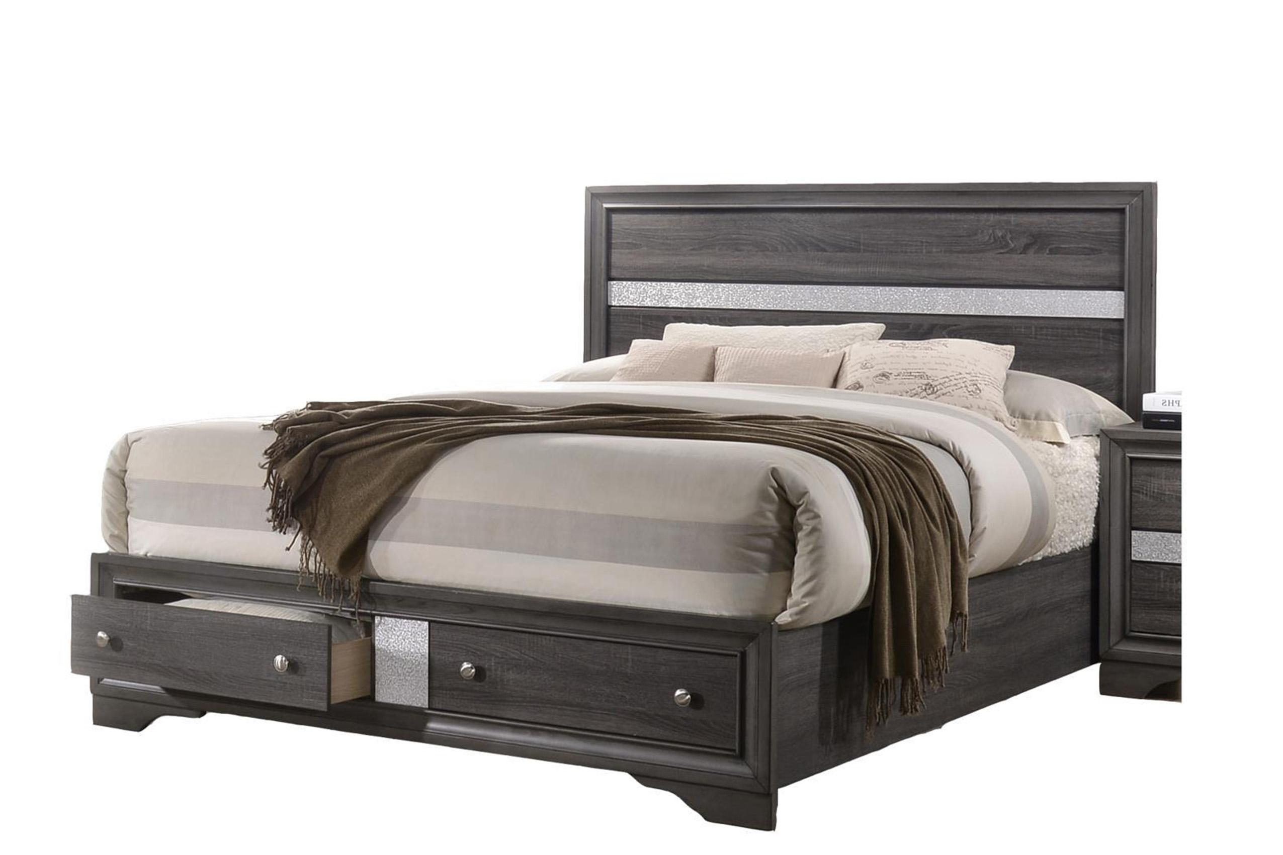 

    
Galaxy Home Furniture MATRIX Storage Bed Gray GHF-808857774057
