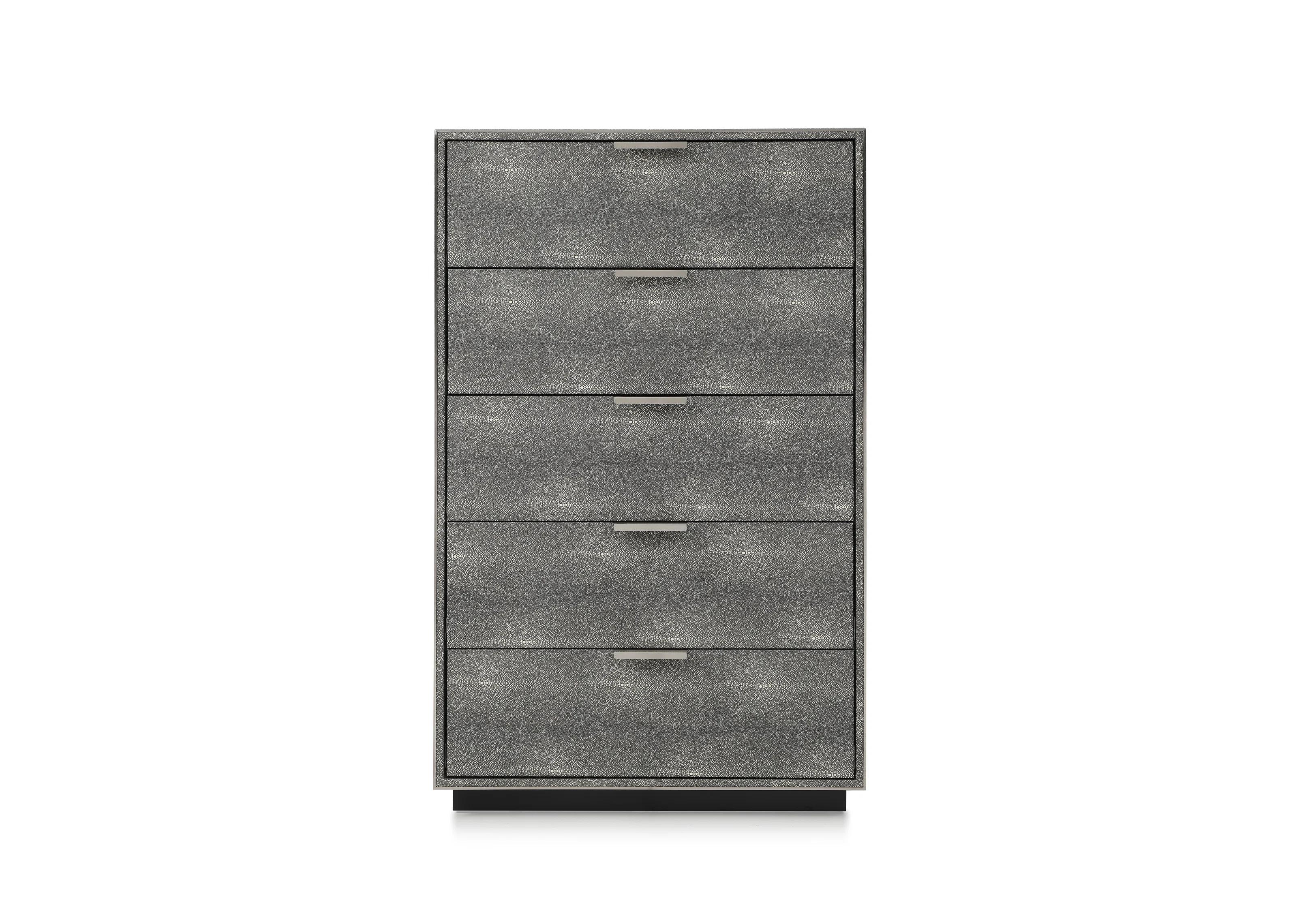 

                    
Buy Gray Shagreen Panel King Bedroom Set 6Pcs by VIG Modrest Dynasty
