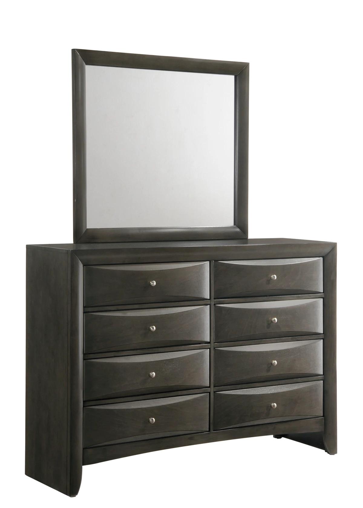 Gray Storage Bedroom Set By Crown Mark Emily B4275 Q Bed 6pcs Buy Online On Ny Furniture Outlet 