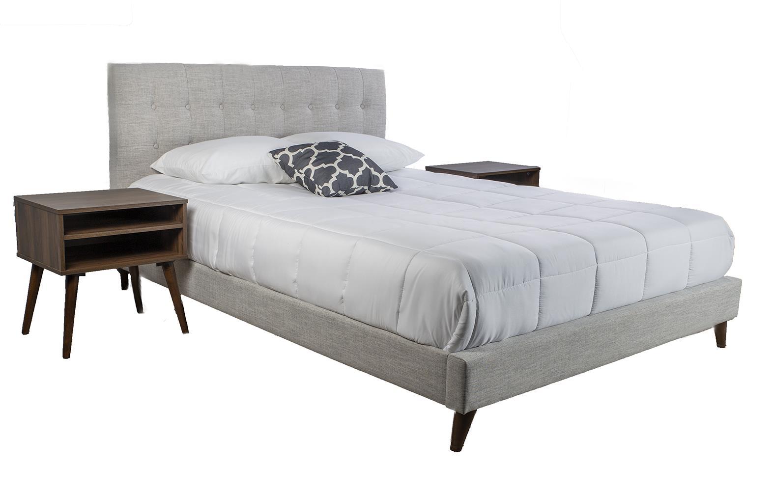 

    
Gray Upholstered Panel Bed by Bernards Furniture Myla 1184DS-105FQRL
