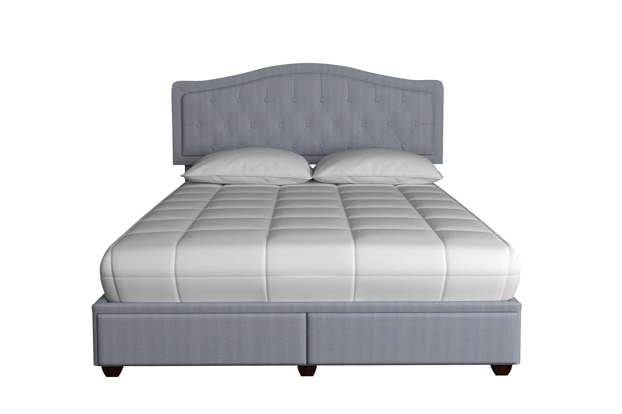 

    
Gray Upholstered Panel King Storage Bed SKYLA 1190DS-110 Bernards Modern
