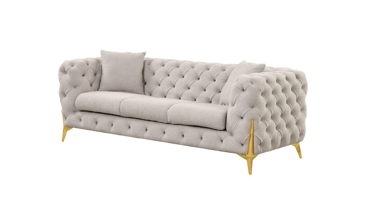 Contemporary, Modern Sofa CONTEMPO 601955549905 in Gray Velvet